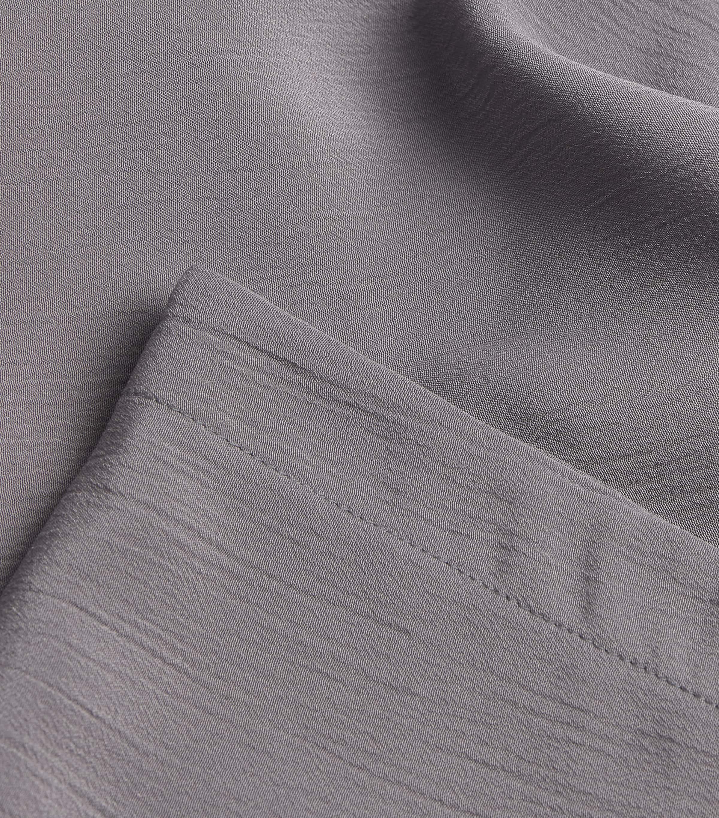 IM MEN Mens Crinkled Oversized T-Shirt Charcoal Gray Image 5
