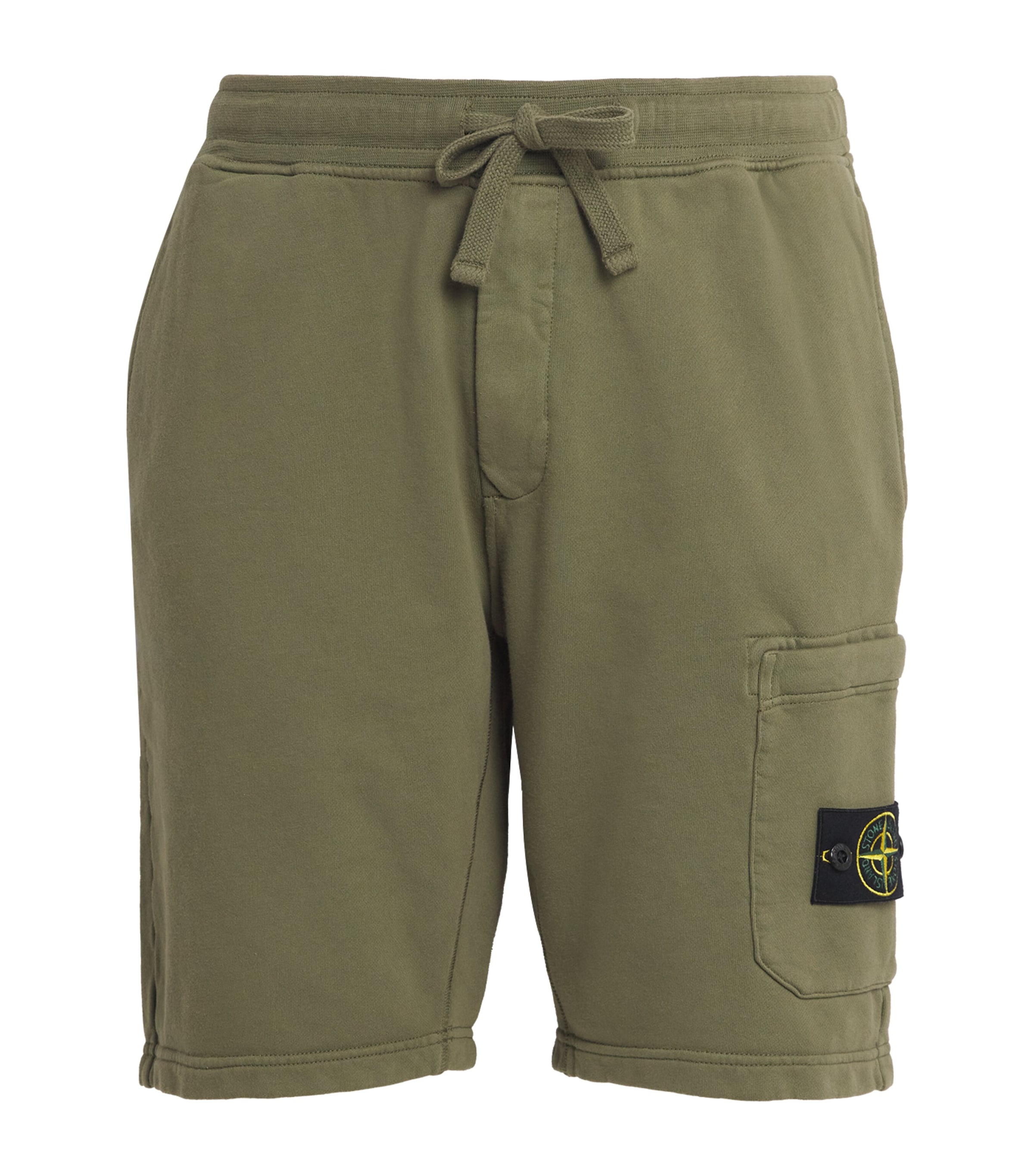 Stone Island Mens Organic Cotton Sweat Shorts Image 1