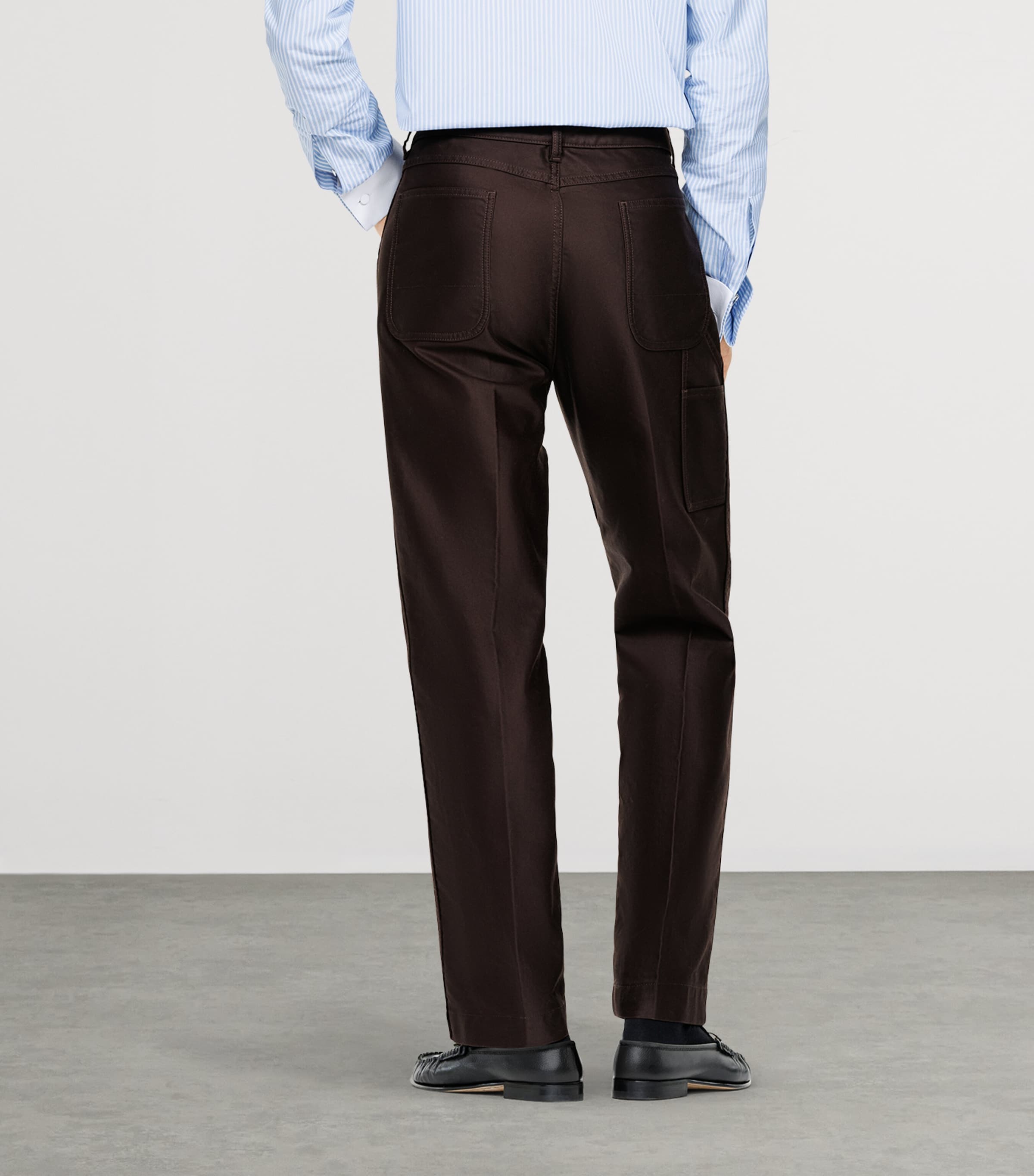 TOM FORD Mens Cotton Carpenter Trousers Edb Image 4
