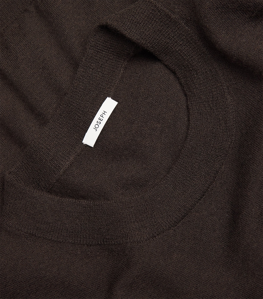 Cashmere Round-Neck Sweater COCOA Image 5