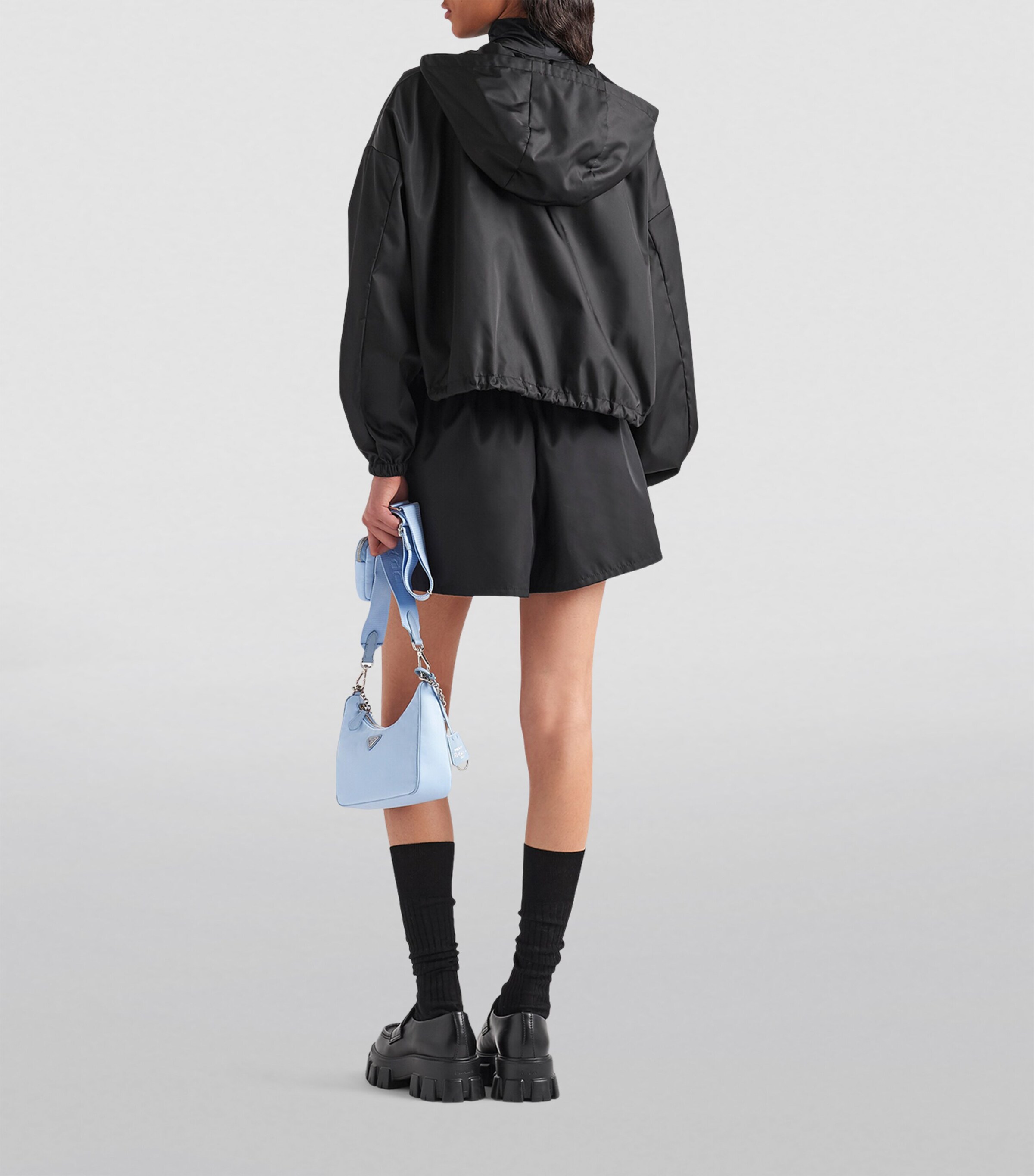 Re-Nylon Cropped Jacket F0002 Image 4