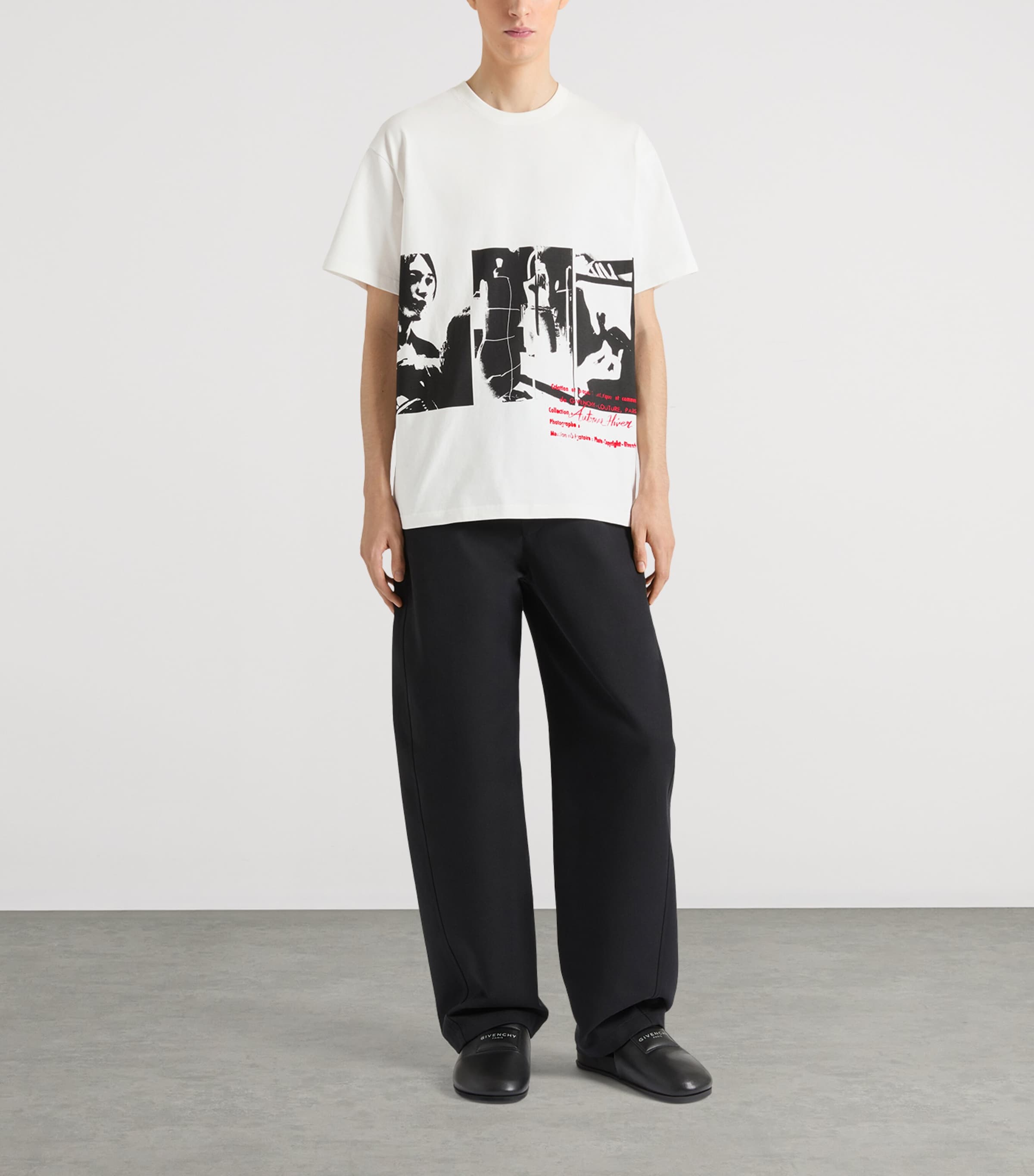 Givenchy Mens Cotton Printed T-Shirt Image 2