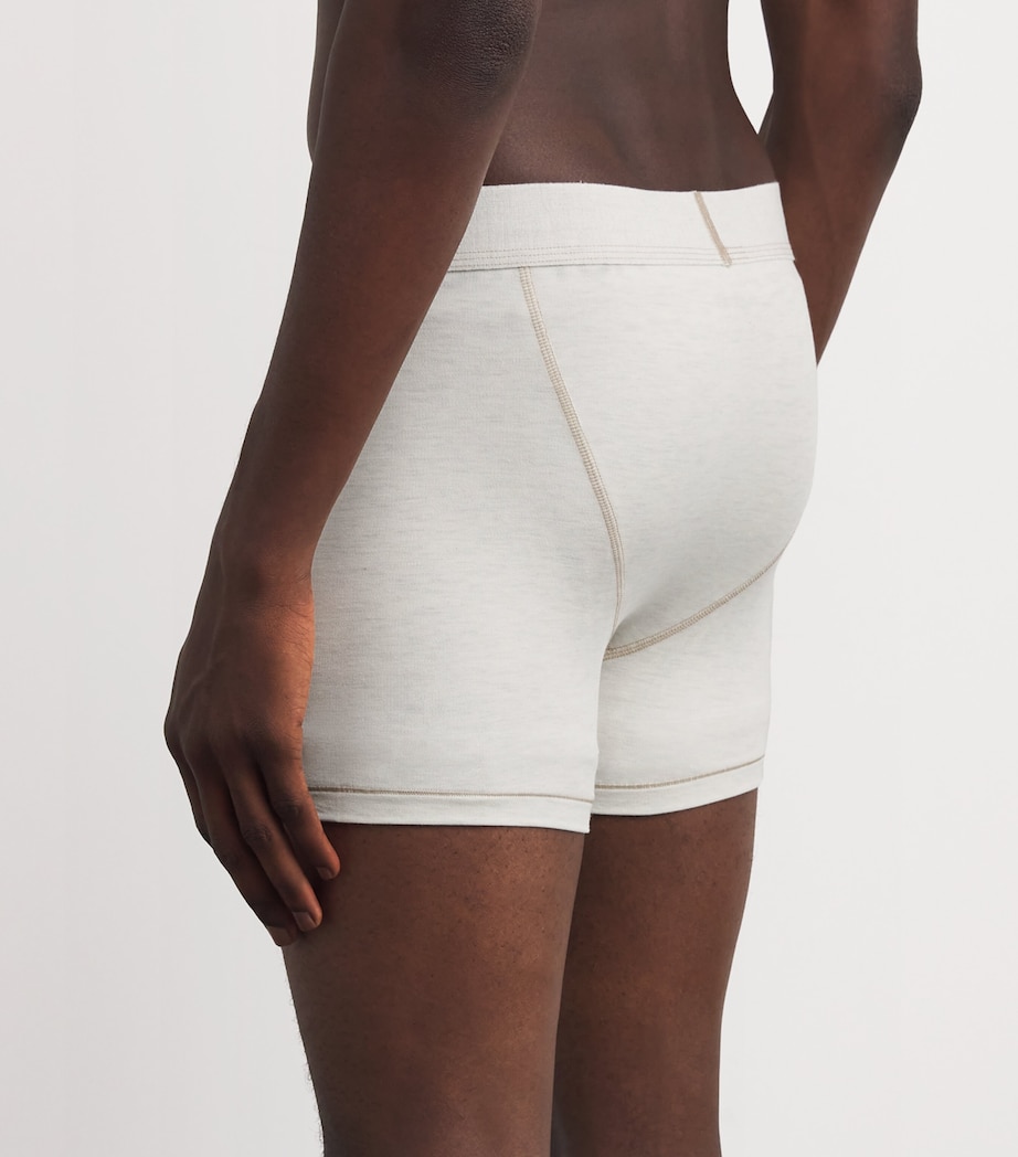 Stretch-Cotton Boxer Shorts (Pack of 3) ARMY MULTI Image 3