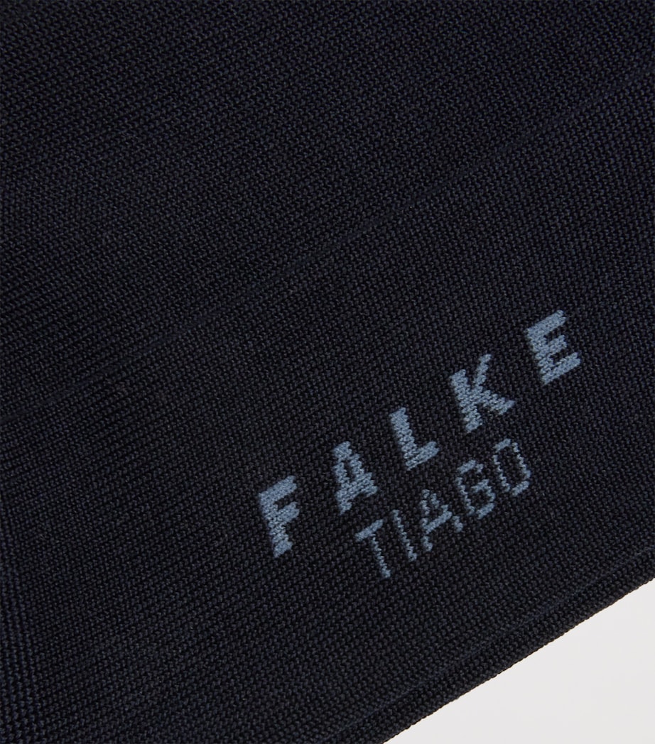 Falke Mens Long Tiago Socks Dark Navy Image 2
