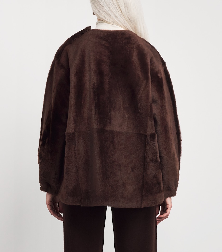 Lacon Lambskin Zip-Up Jacket A6074 Image 4