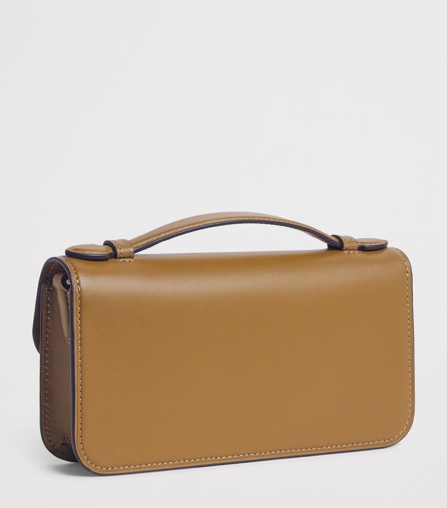 Coach Leather Elora Cross-Body Bag Olive Image 3