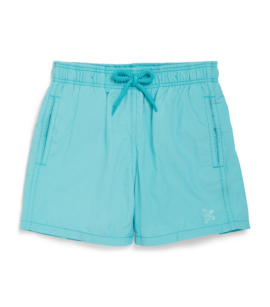 Embroidered Logo Swim Shorts (2-12 Years) 389 BORA BORA Image 1