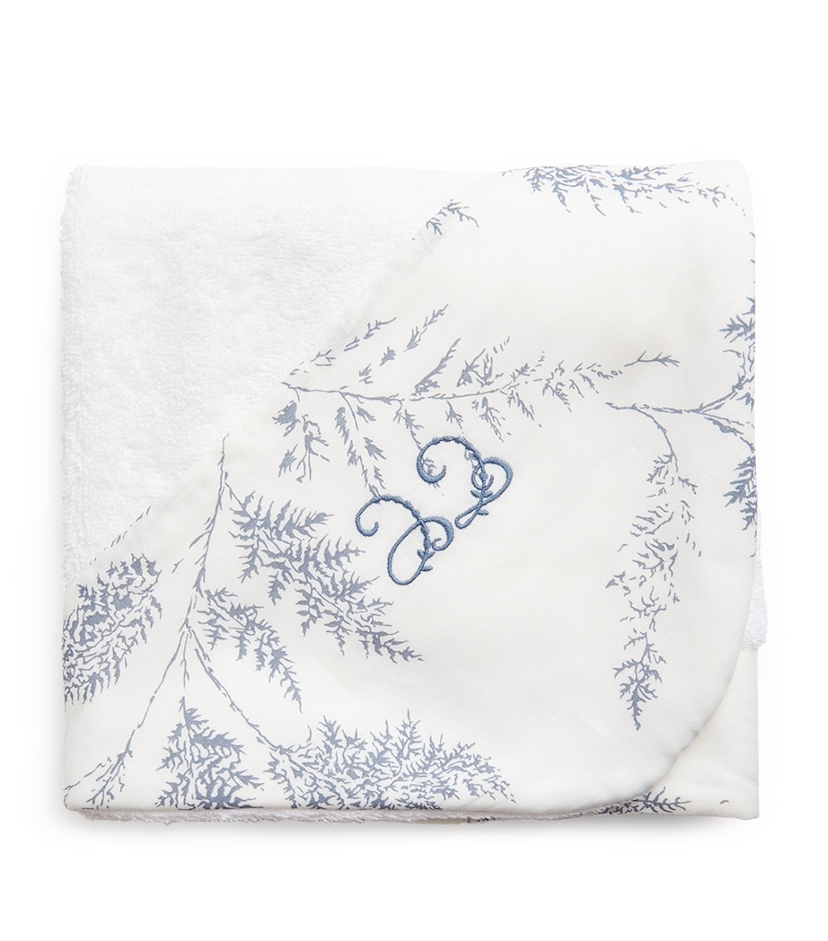 Printed Hooded Towel 50 VERT OPALINE Image 2