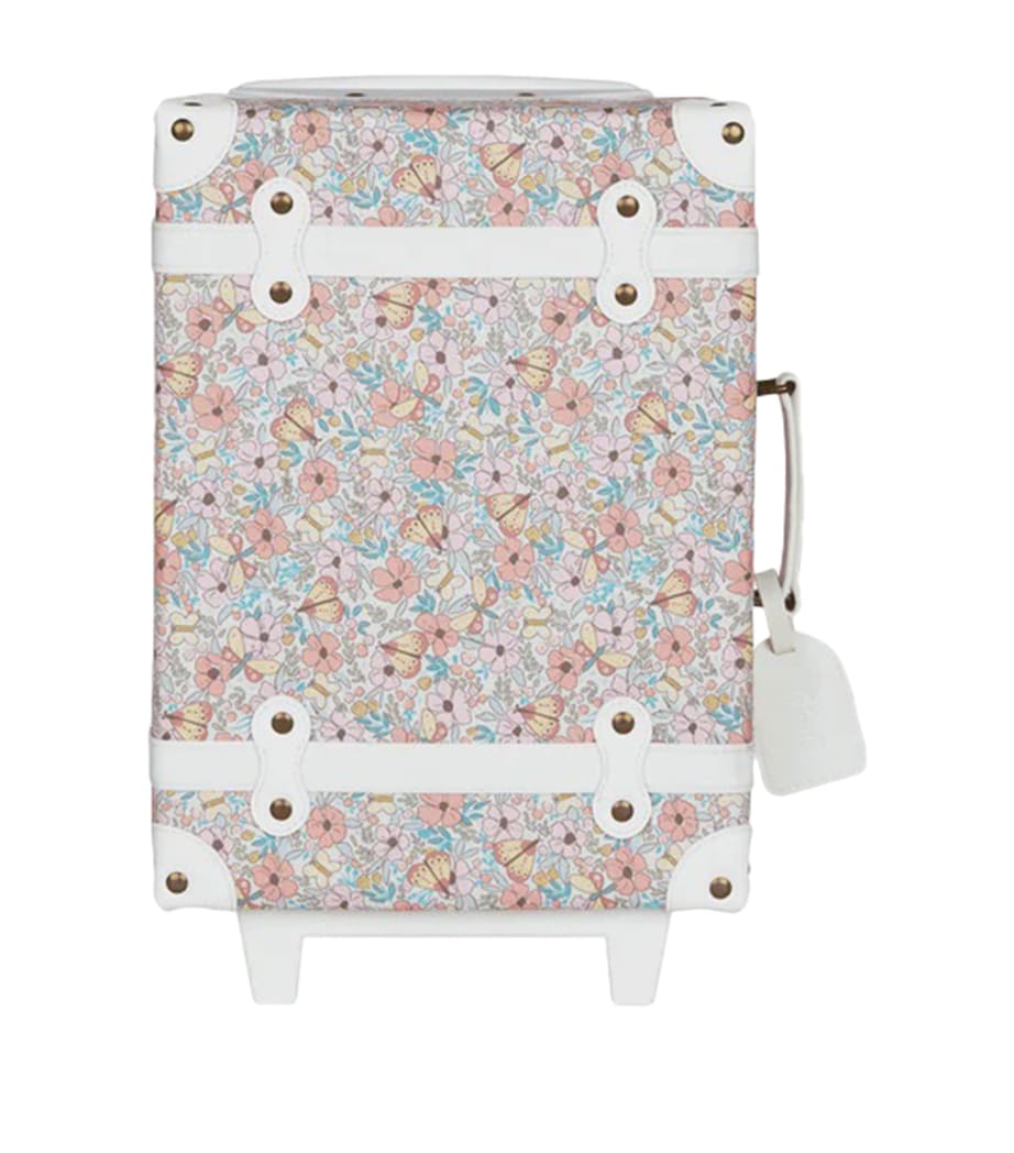 Butterfly Print See-Ya Suitcase MULTI Image 1