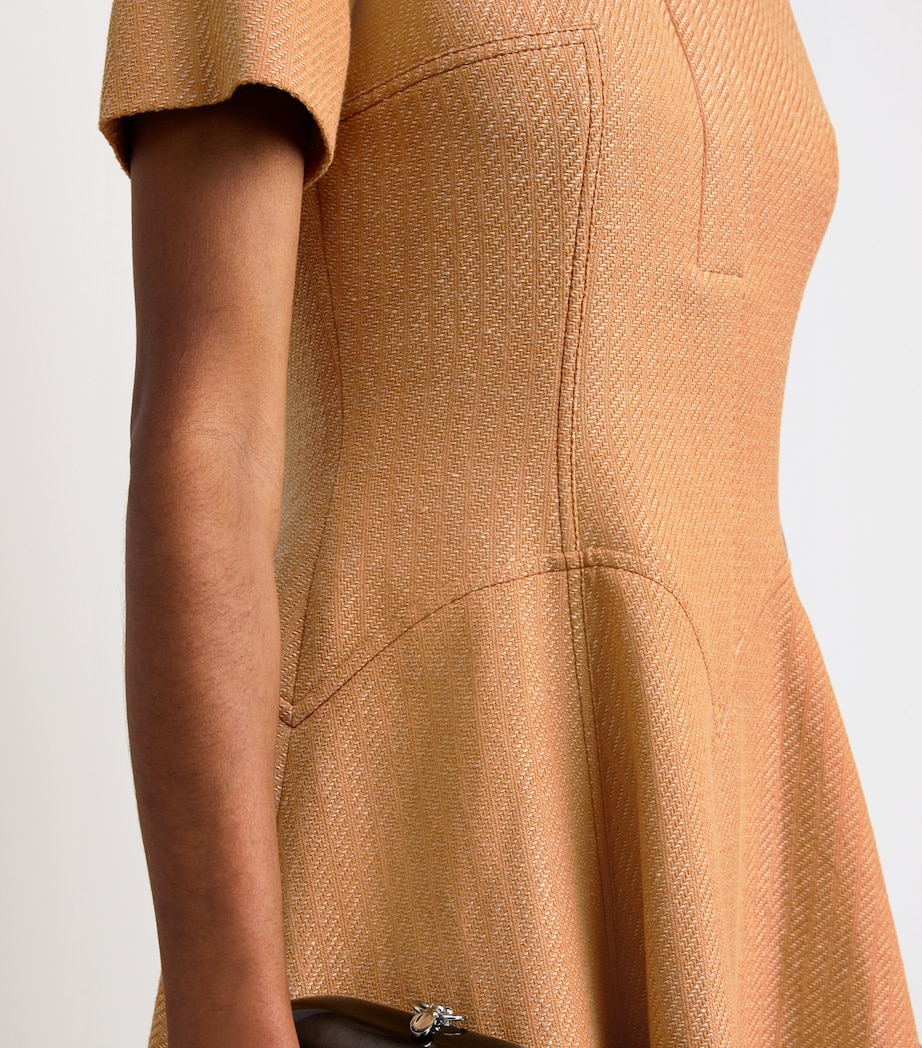 Tailored Jody Midi Dress TAN Image 4