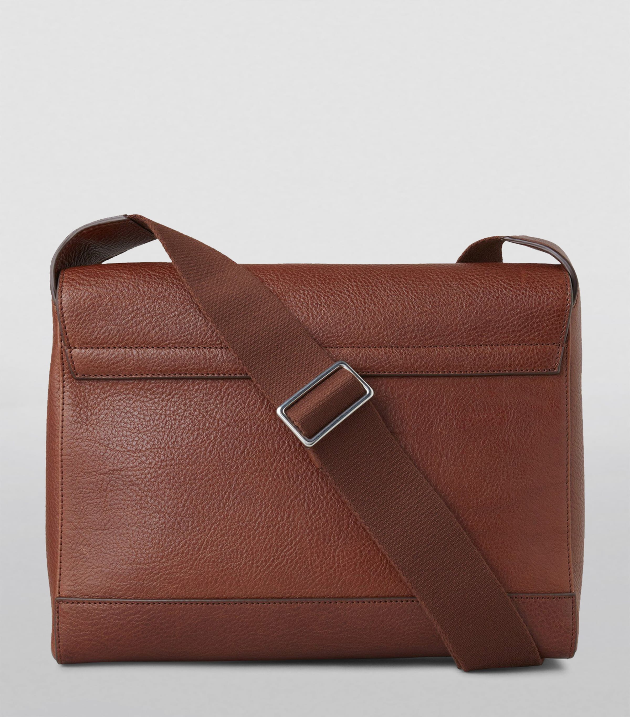 Mulberry Small Leather Chiltern Messenger Bag Oak Image 3