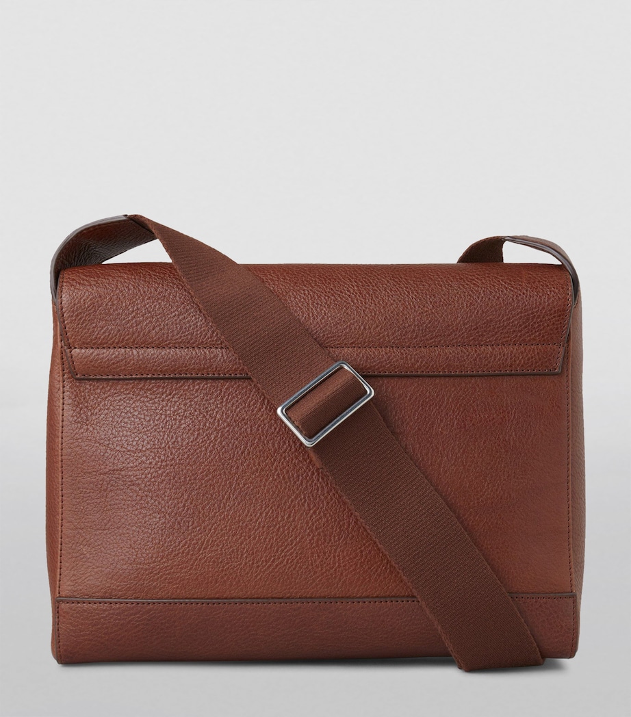 Mulberry Small Leather Chiltern Messenger Bag Oak Image 3