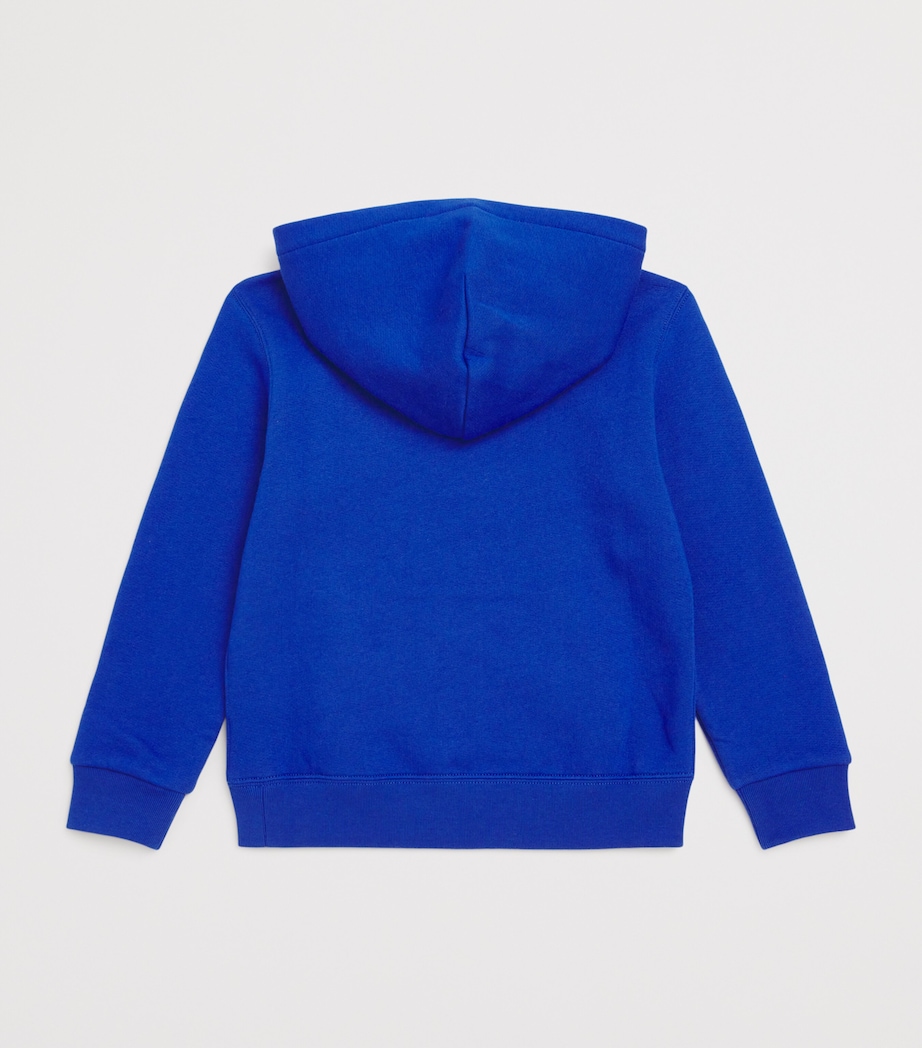 Cotton-Blend Polo Pony Hoodie (2-7 Years) SAPPHIRE Image 2