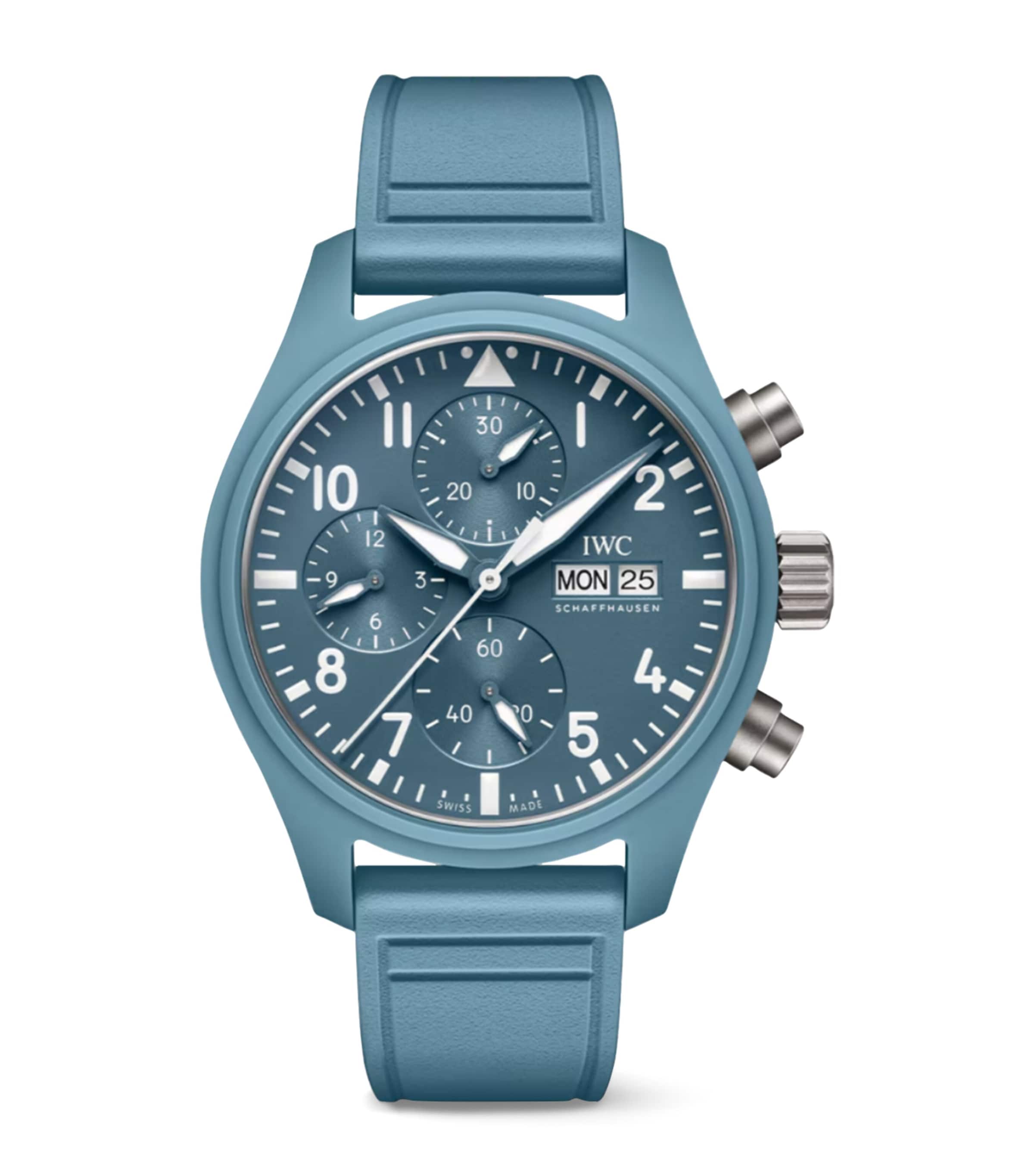 Ceramic Top Gun Miramar Pilot's Chronograph Watch 41mm BLUE Image 1