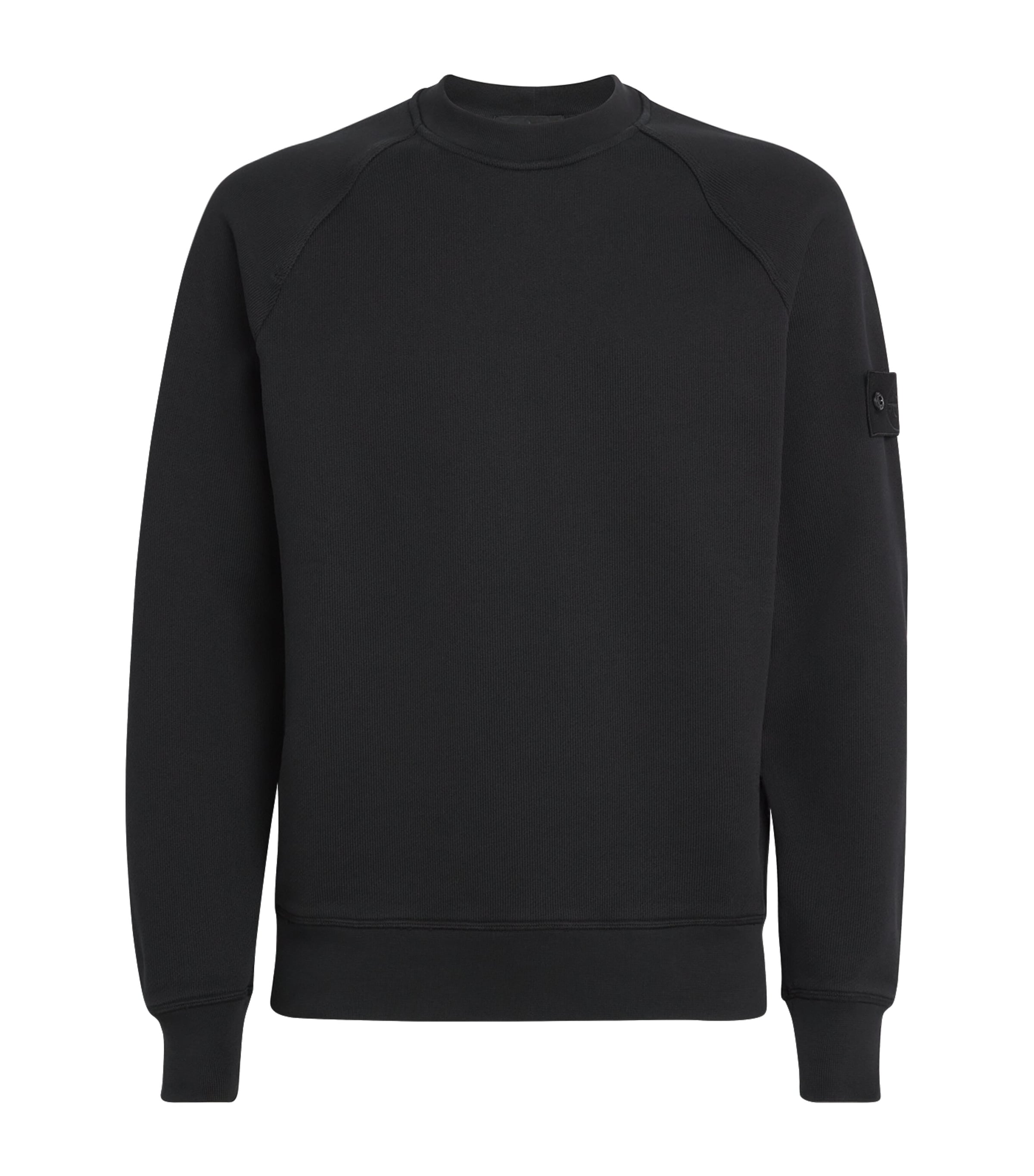 Stone Island Mens Cotton Compass Sweater Image 1