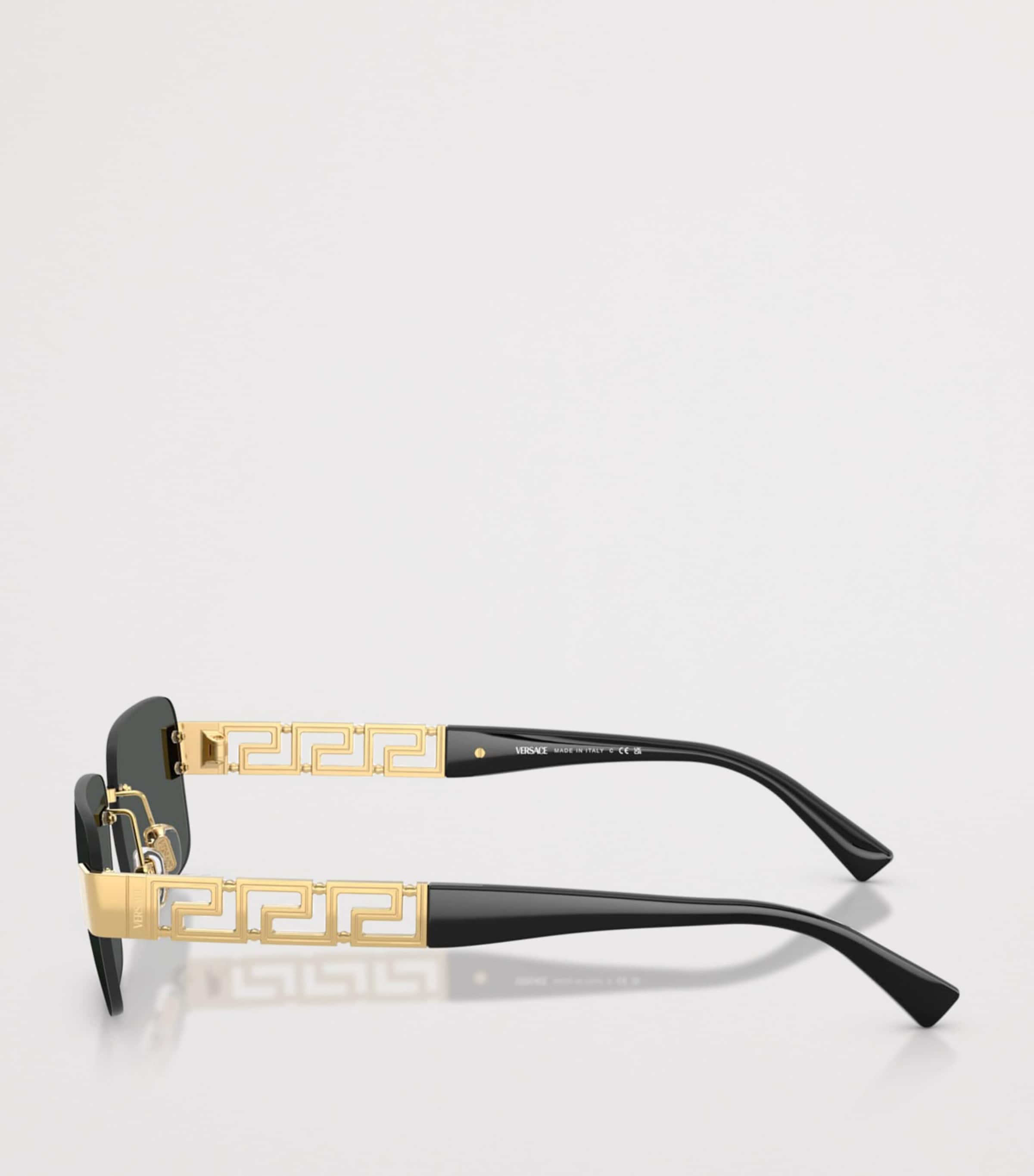 Metal Rectangular Sunglasses 100287 Image 3