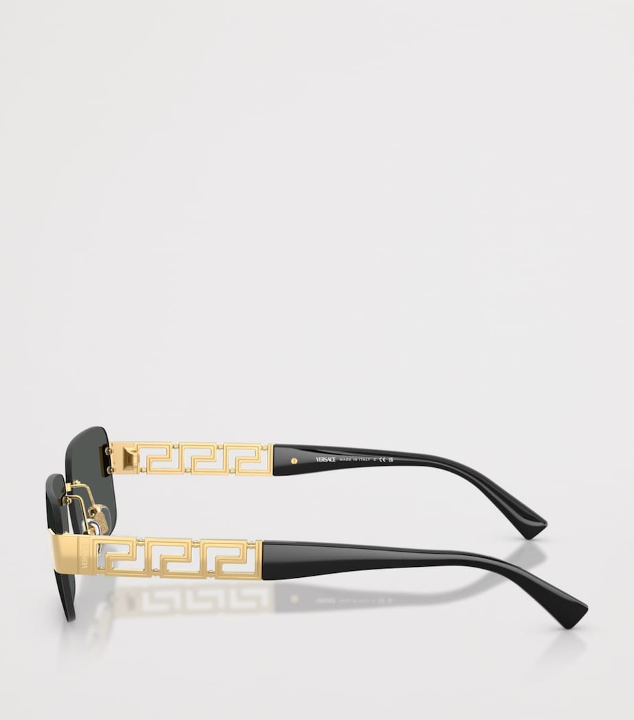 Metal Rectangular Sunglasses 100287 Image 3