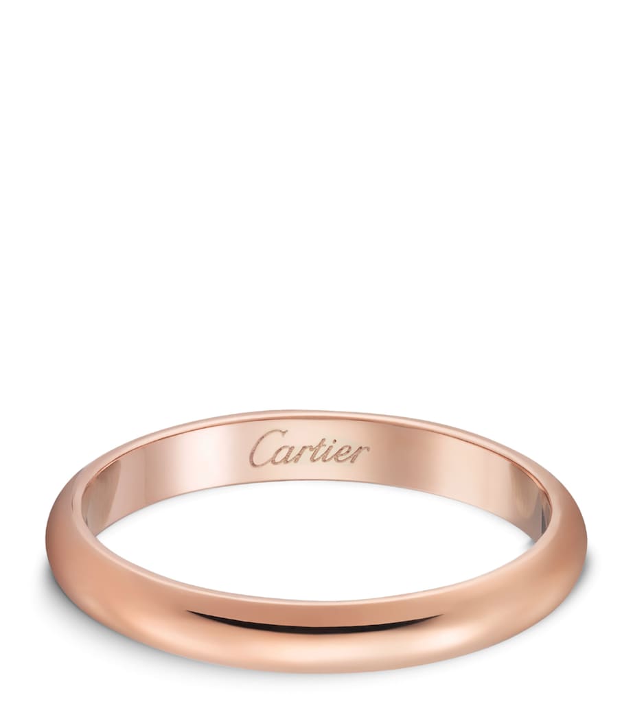 Cartier Rose Gold 1895 Wedding Band (2.5mm) Rose Gold Image 1
