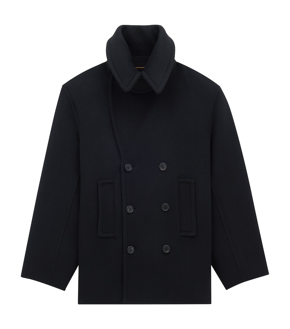 Wool Pea Coat 1005 Image 2