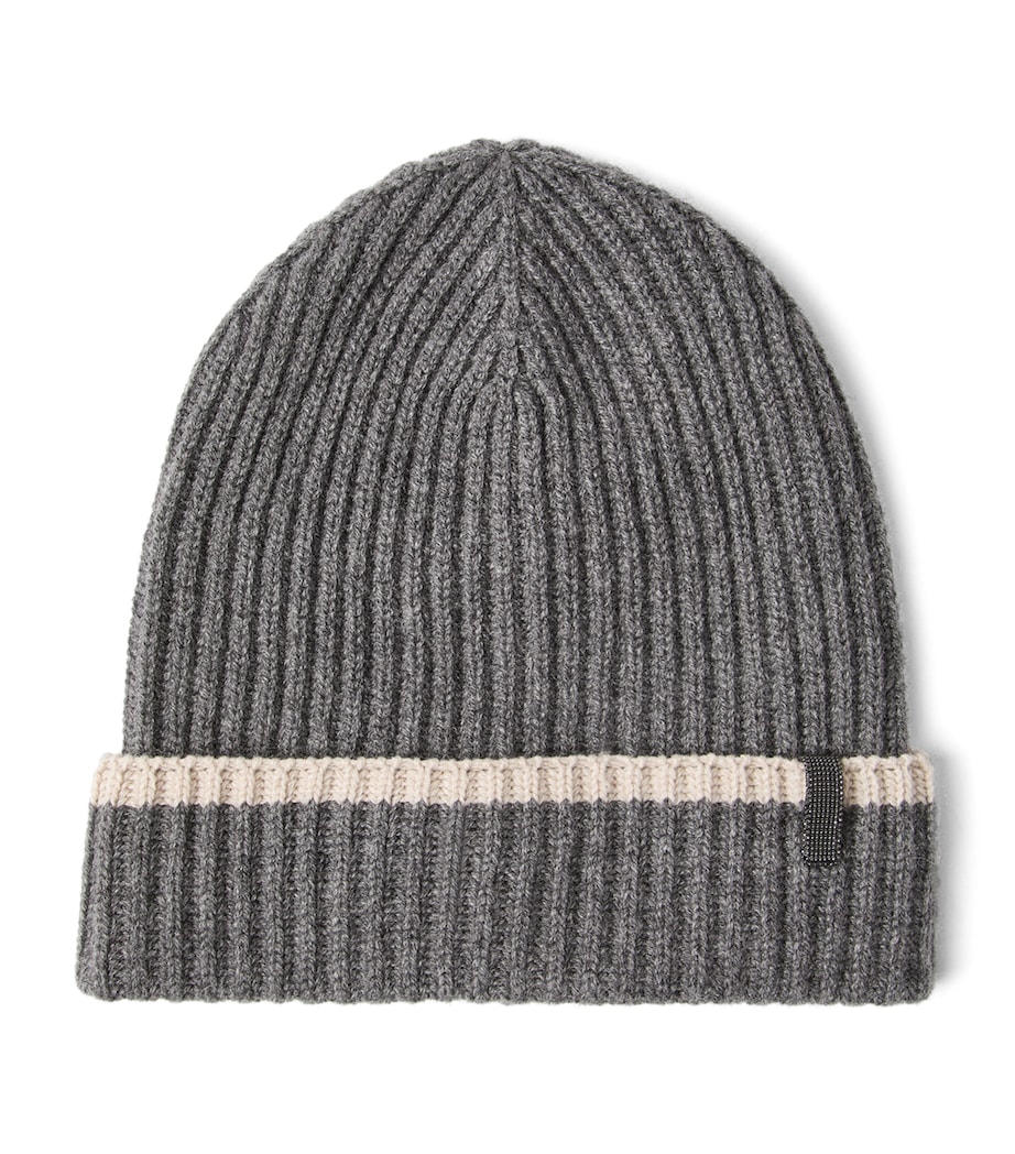 Brunello Cucinelli Cashmere Monili Beanie Image 1