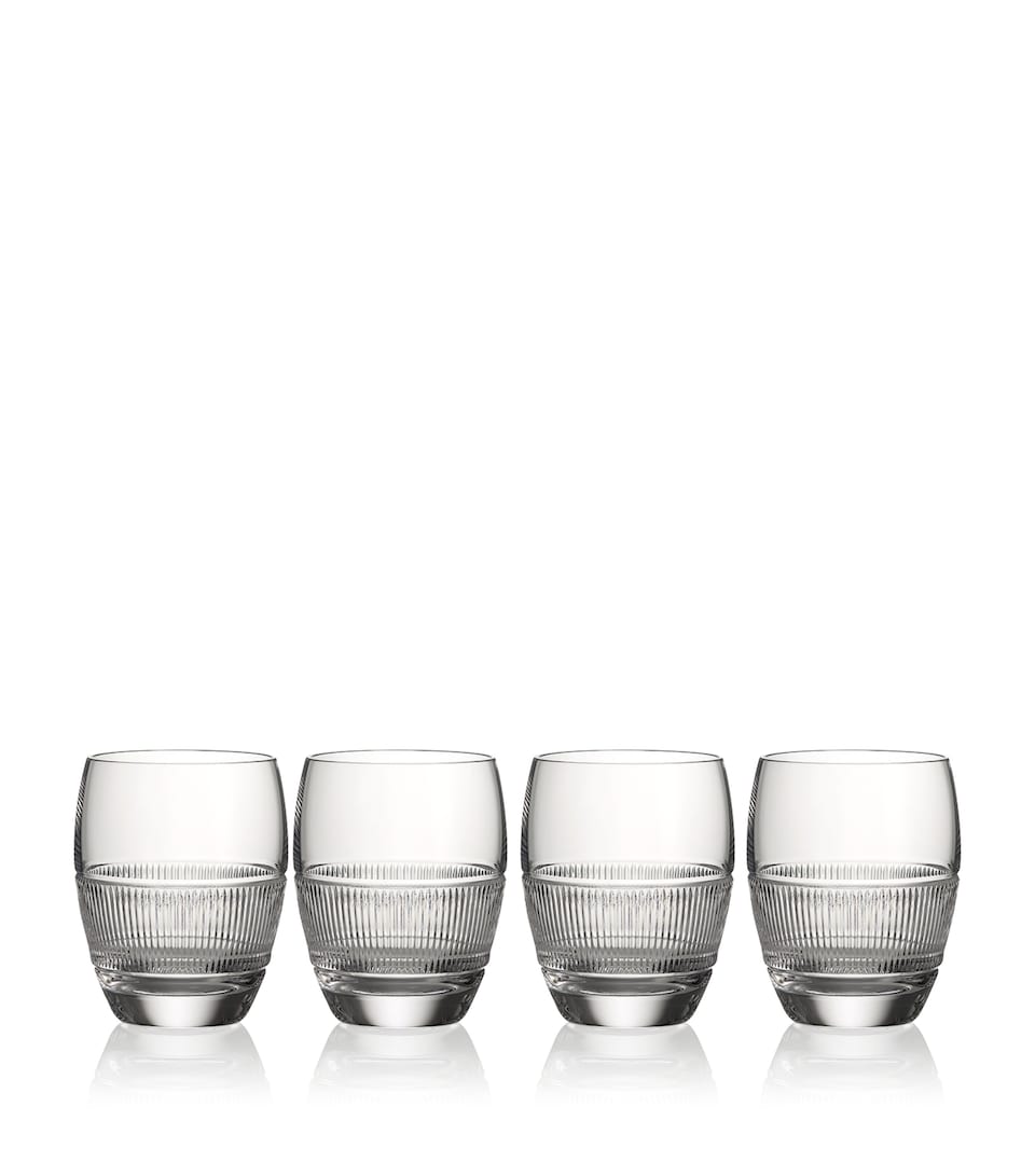 Wedgwood Set of 4 Crystal Helia Tumblers (410ml) Clear