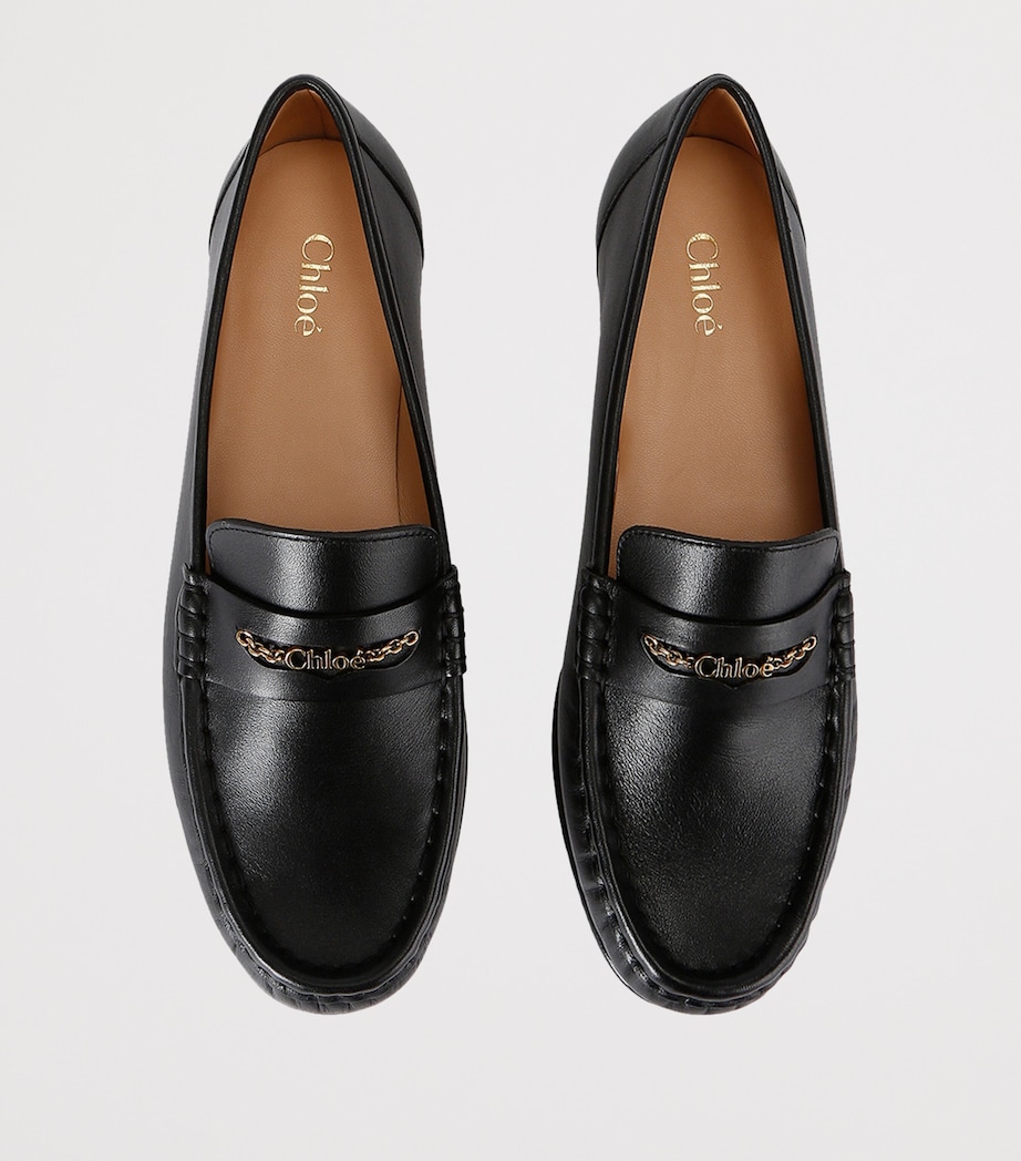 Calfskin Loafers BLACK Image 4