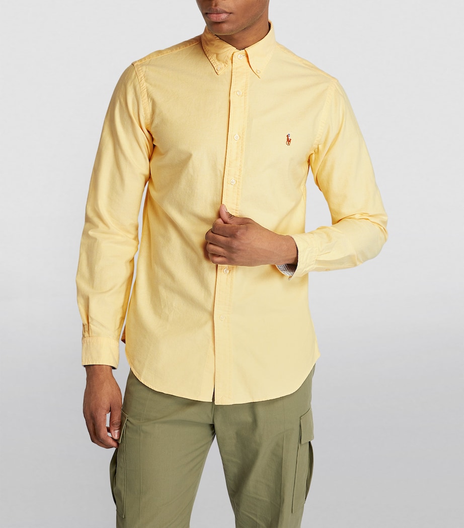 Cotton Oxford Shirt YELLOW Image 3