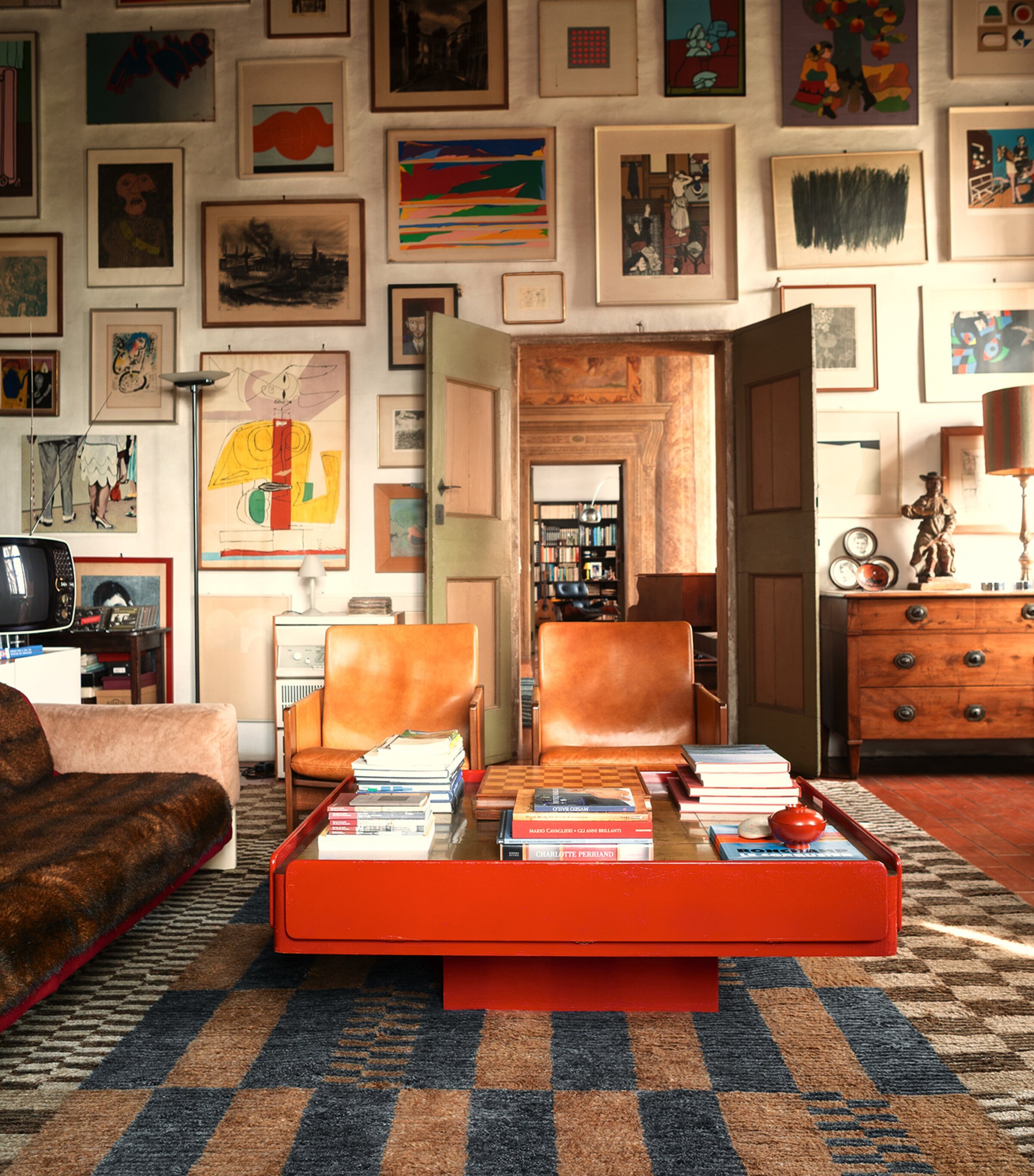 The Rug Company x Paul Smith Stil Rug (2.74m x 1.83m) Brown Image 3