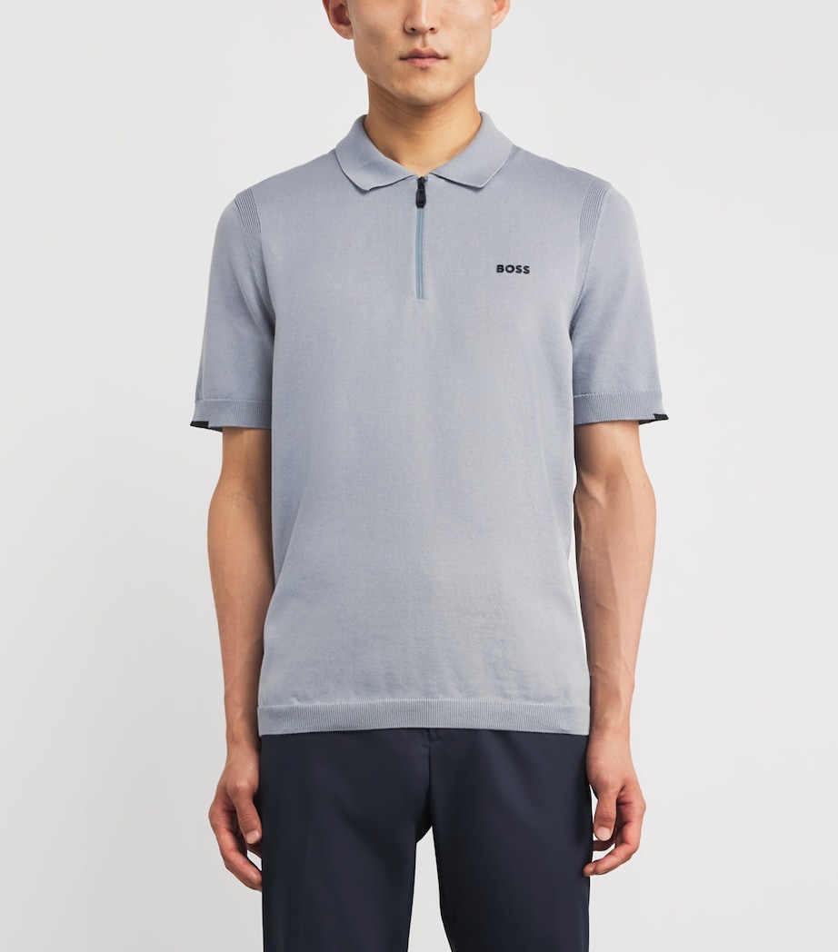 Cotton Short-Sleeve Ever-X Polo Shirt 026DARK GREY Image 3