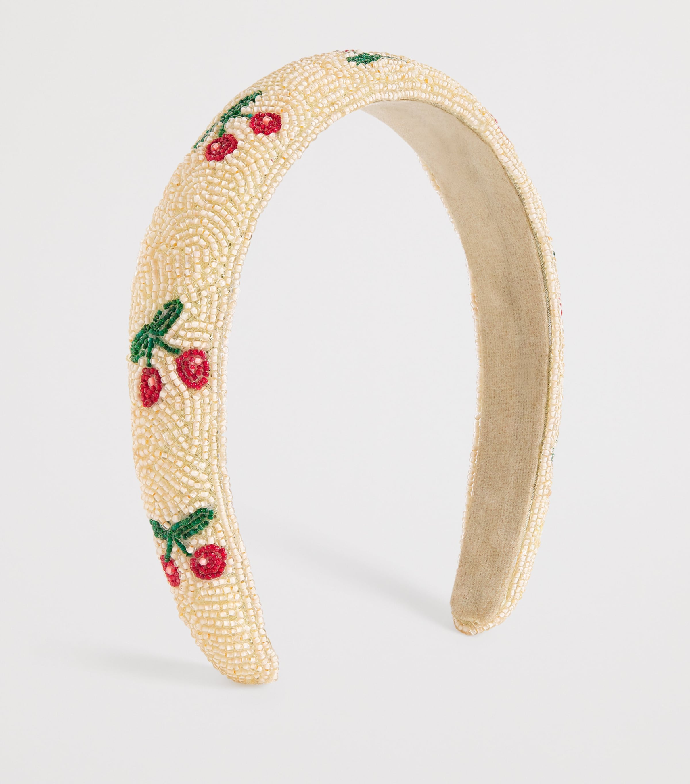 Beaded Cherry Headband P00005 CHERRY Image 2