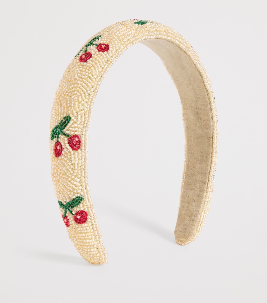 Beaded Cherry Headband P00005 CHERRY Image 2