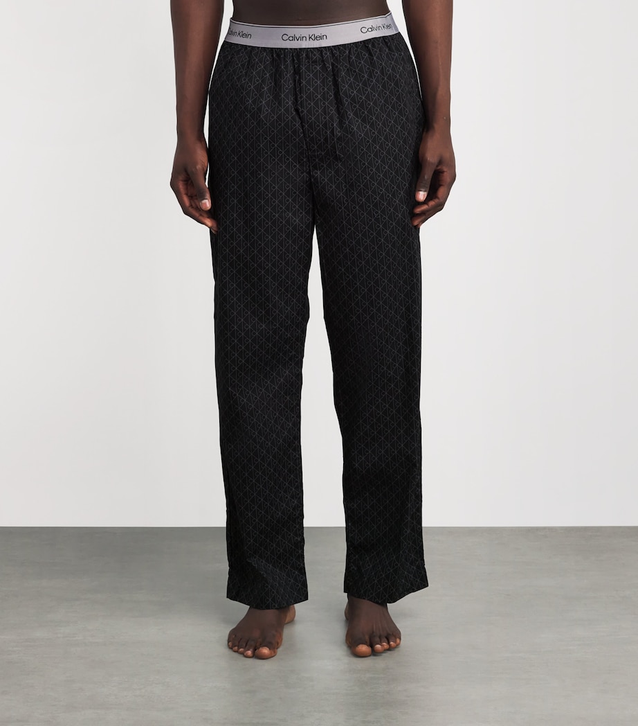 Cotton Pyjama Bottoms 2RI19524 EMBLEMBLACK Image 3