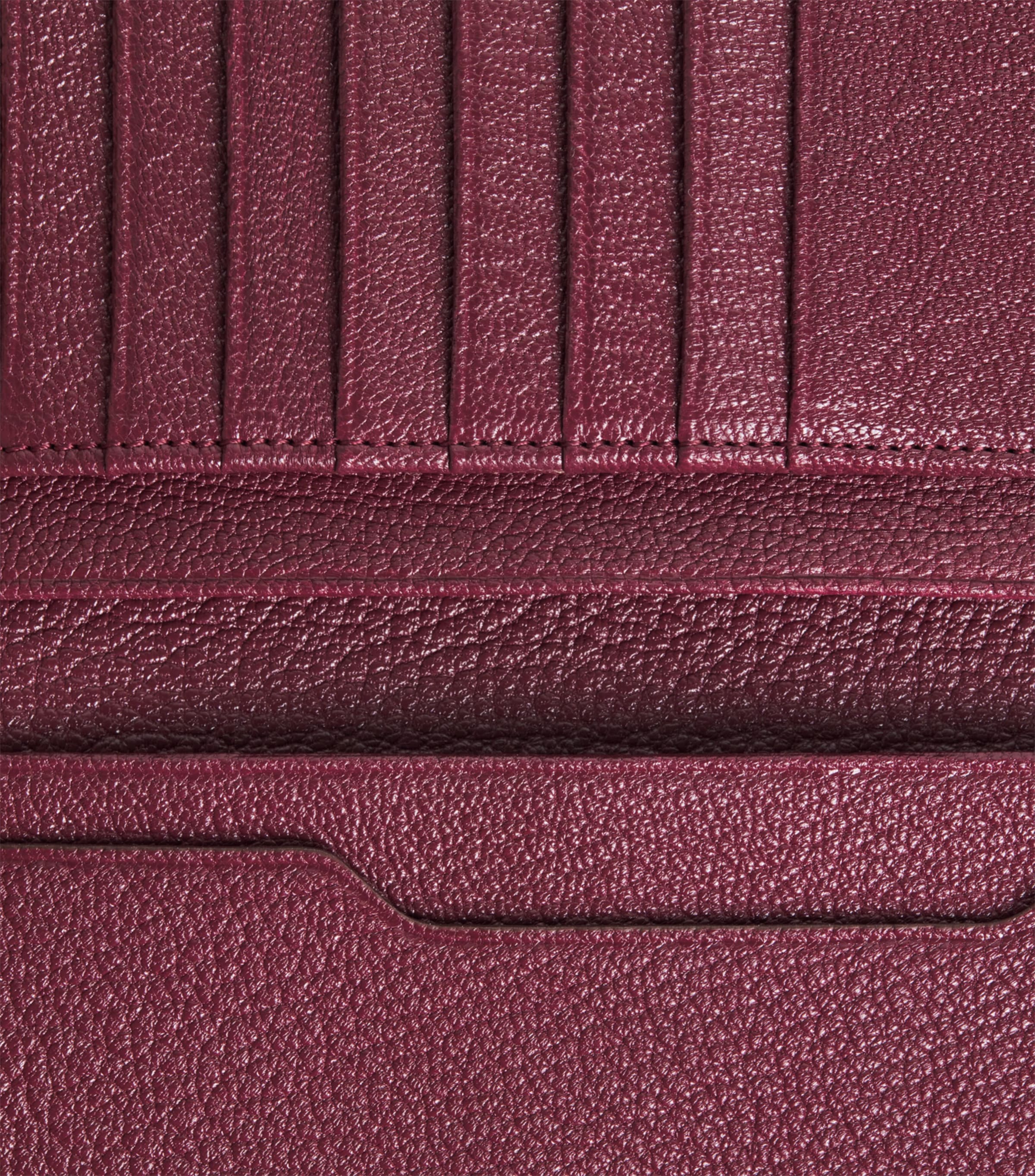 Swaine Leather Tall Jacket Wallet Black Image 3