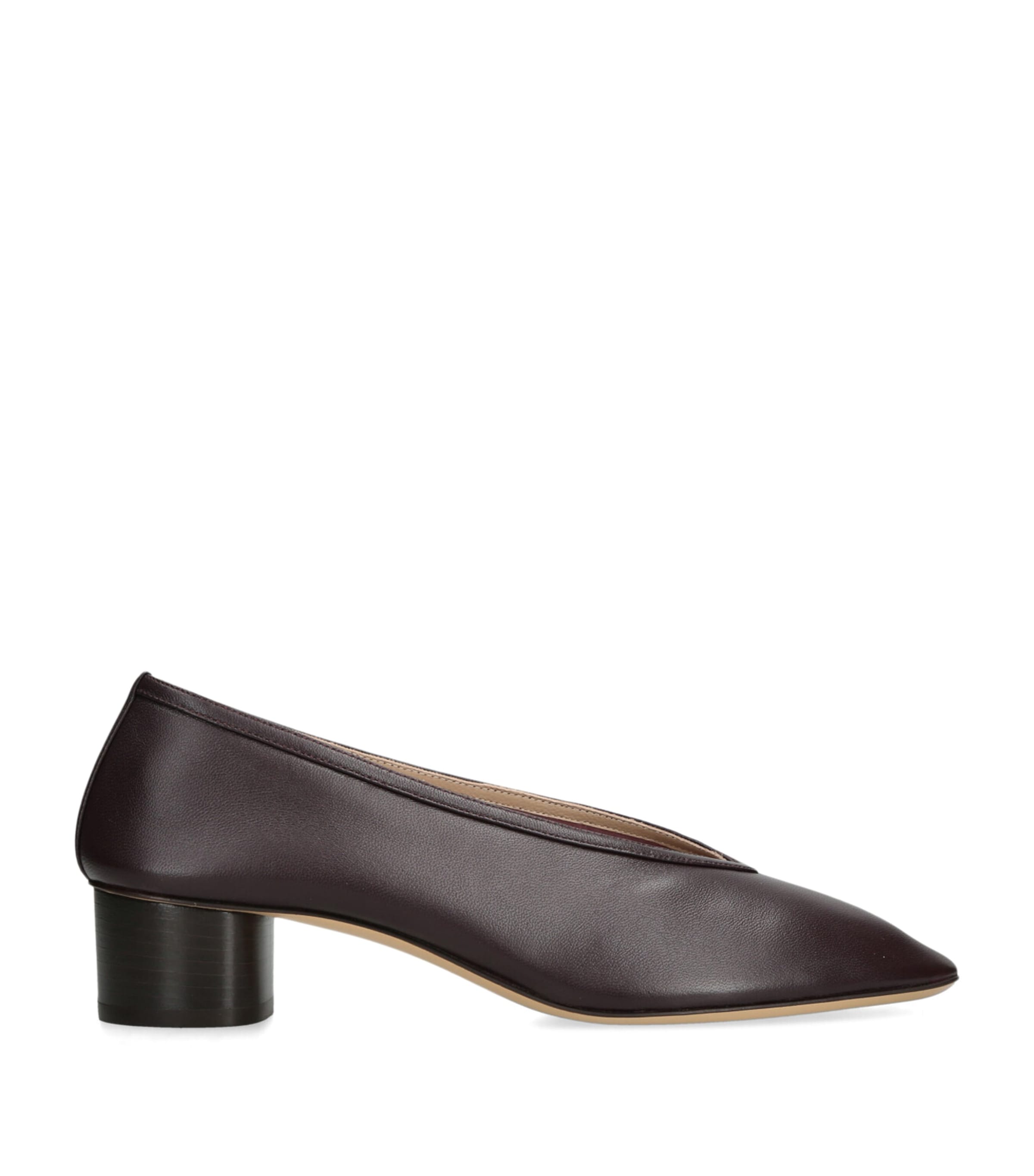 Le Monde Beryl Leather Luna Pumps 40 In Brown