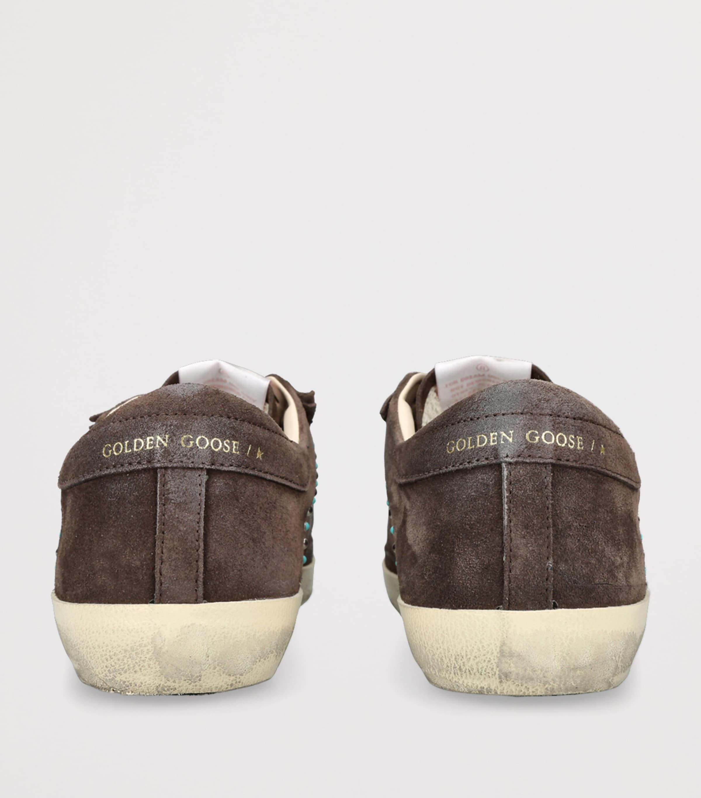 Leather Super-Star Sneakers DARK BROWN Image 2