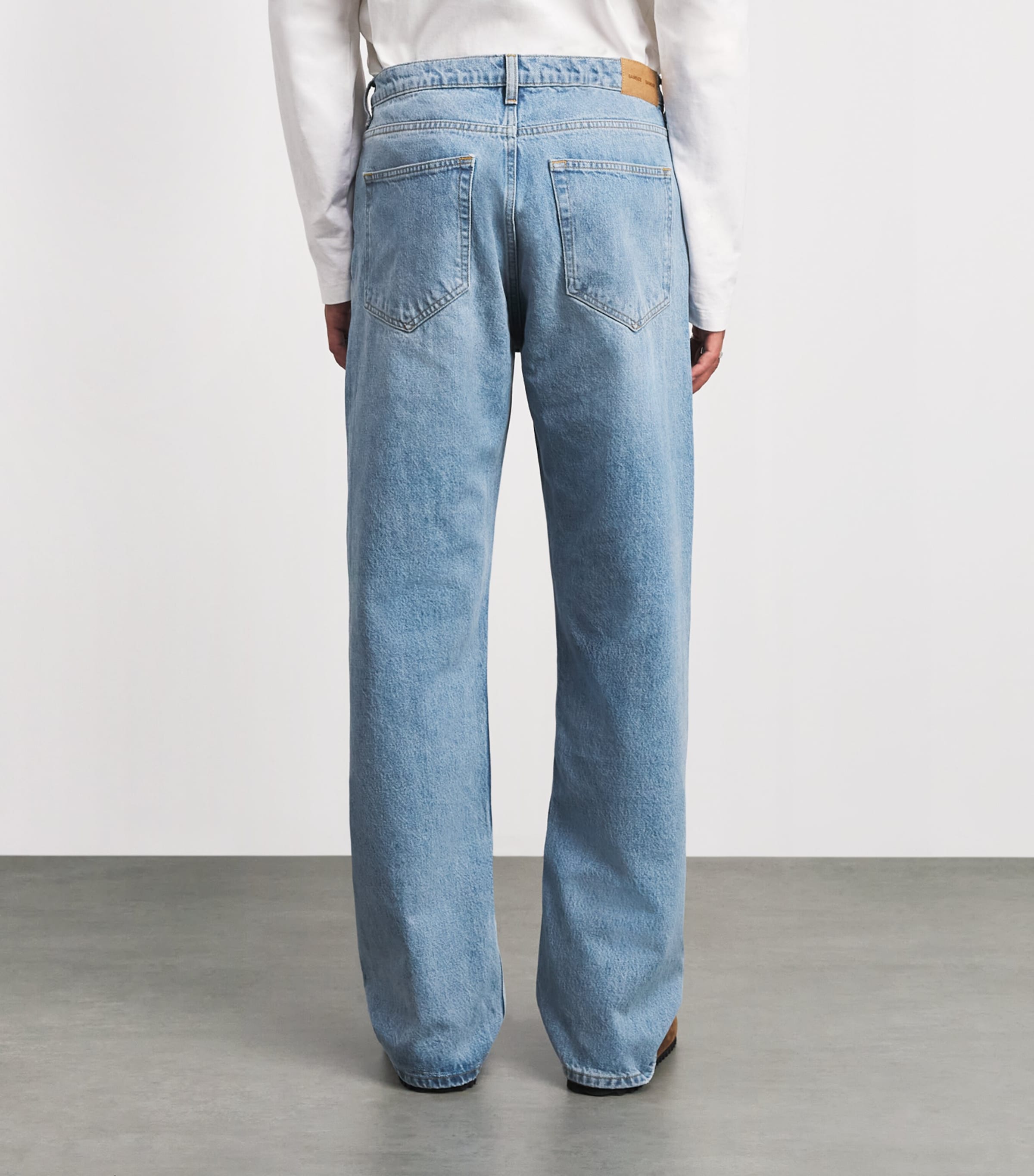 Samsøe Samsøe Mens Eddie Straight Jeans Vintage Legacy Image 5