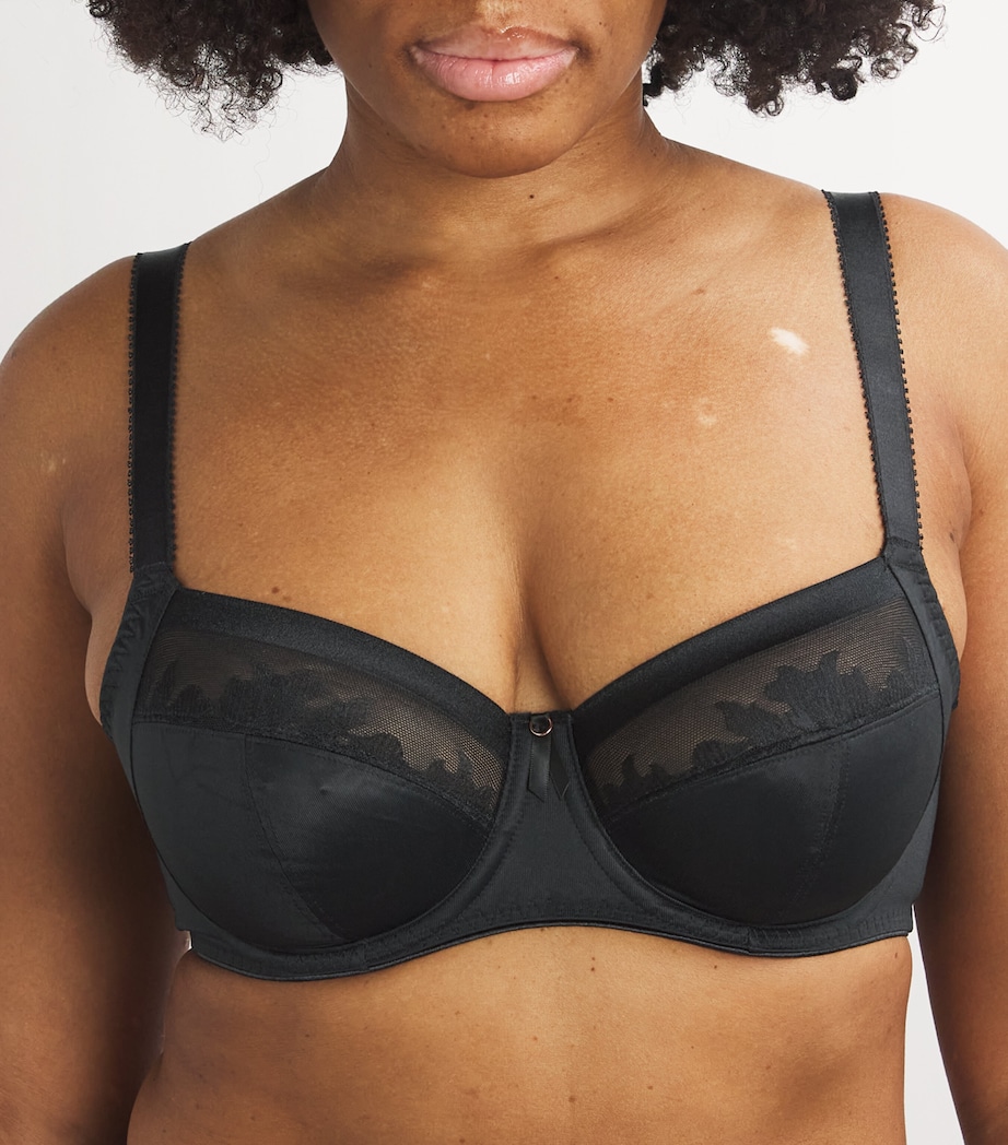 Illusion Side Support Bra BLACK Image 2