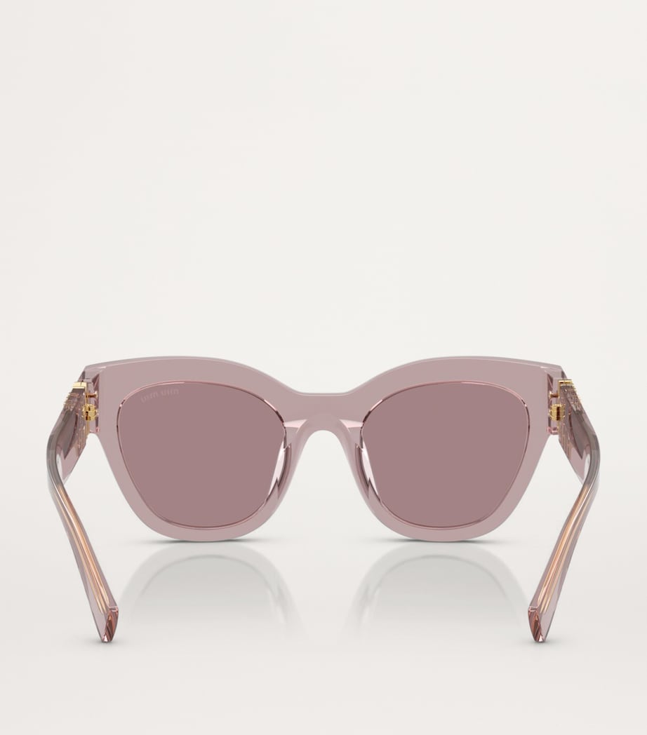 Acetate Square MU01YS Sunglasses 12W20I Image 4