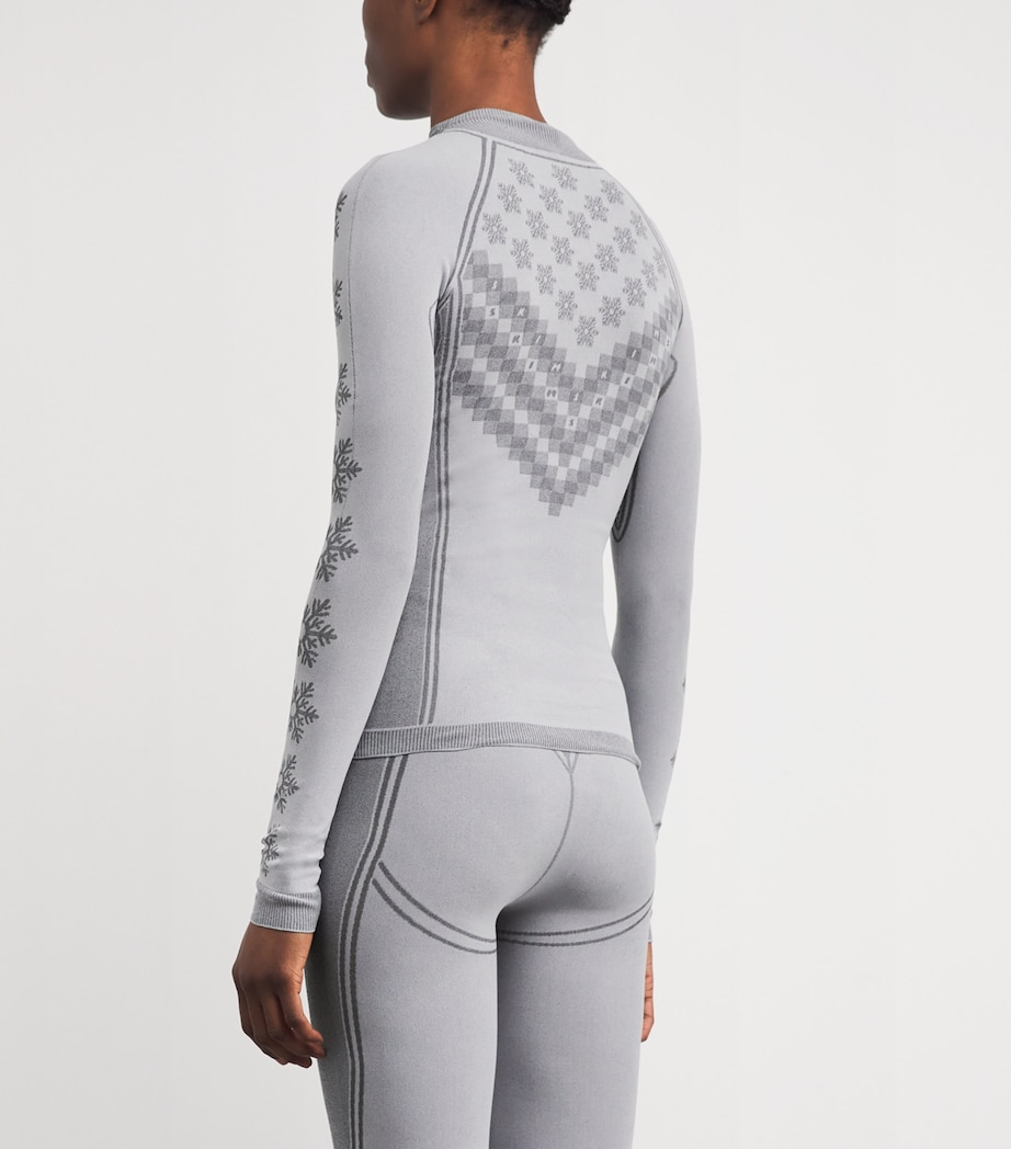 First Layers Half-Zip Top MIRROR WNTR FAIRISLE Image 4