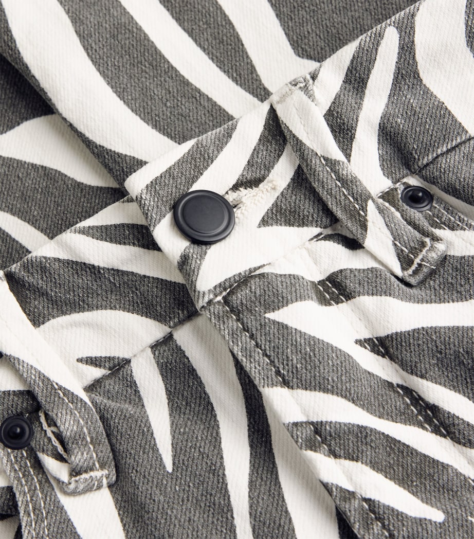 Zebra Good Icon Straight Jeans 002CLOUD WHITE ZEBRA Image 5