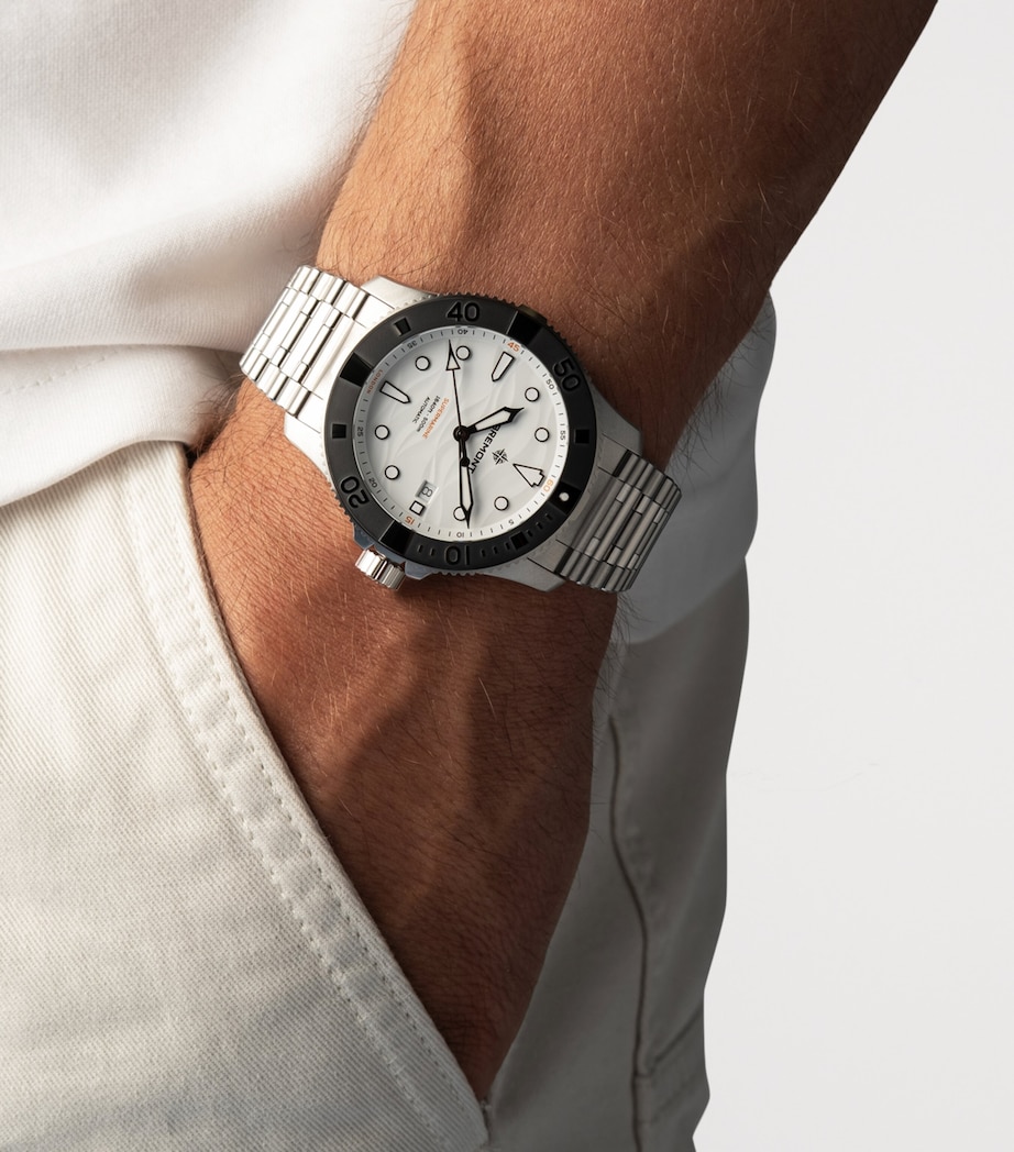 Stainless Steel 500m Supermarine Watch 43mm WHITE Image 6