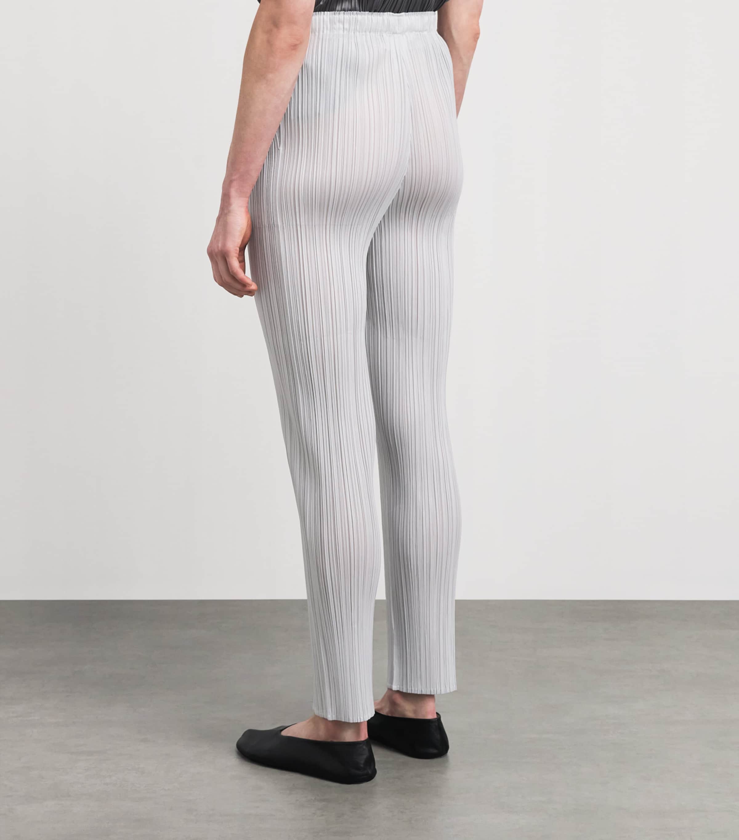 Pleats Please Issey Miyake Womens Basics Slim Trousers Image 5