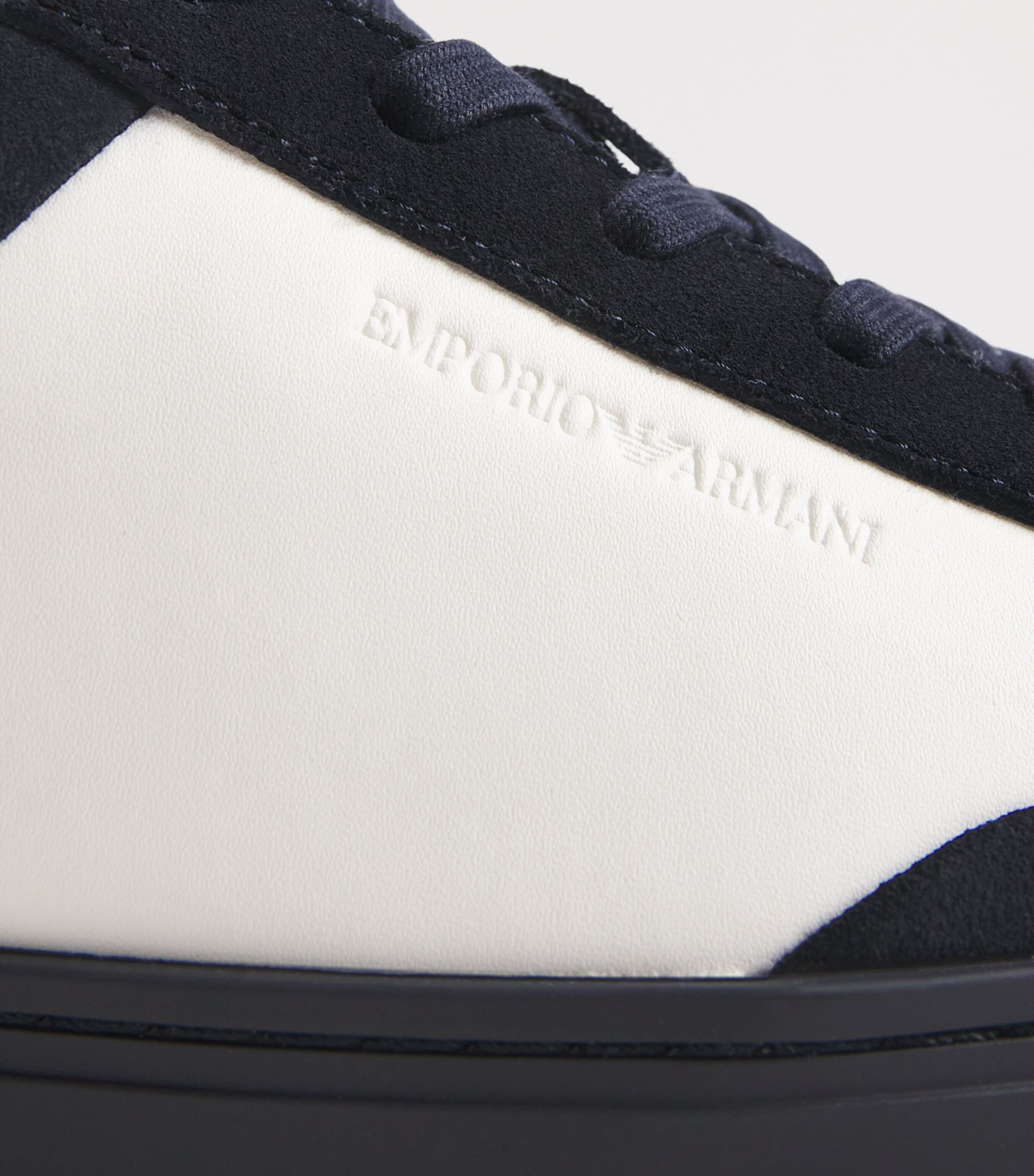 Leather Suede-Detail Sneakers MB513 Image 7