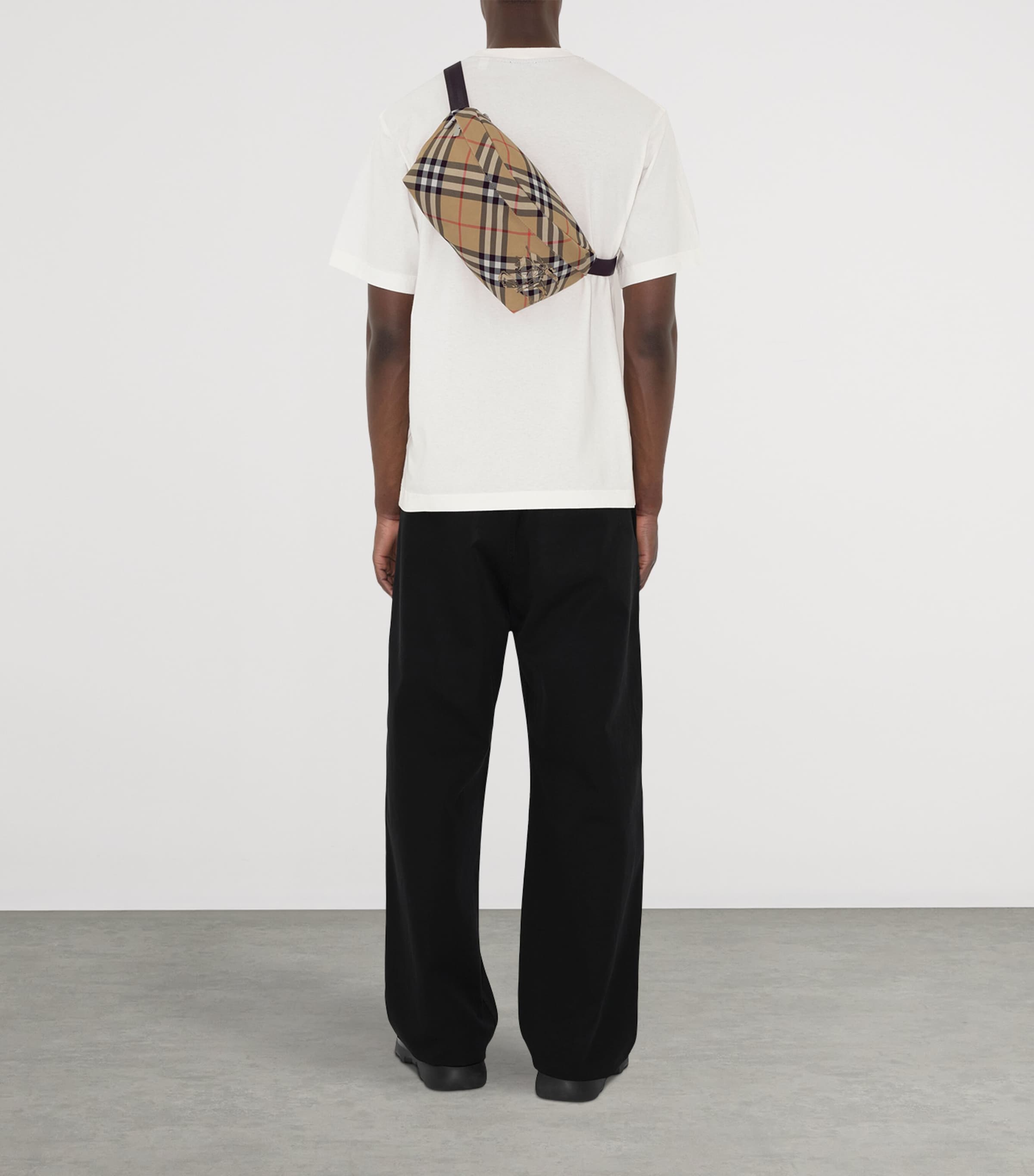 Small Check Belt Bag SAND Image 2