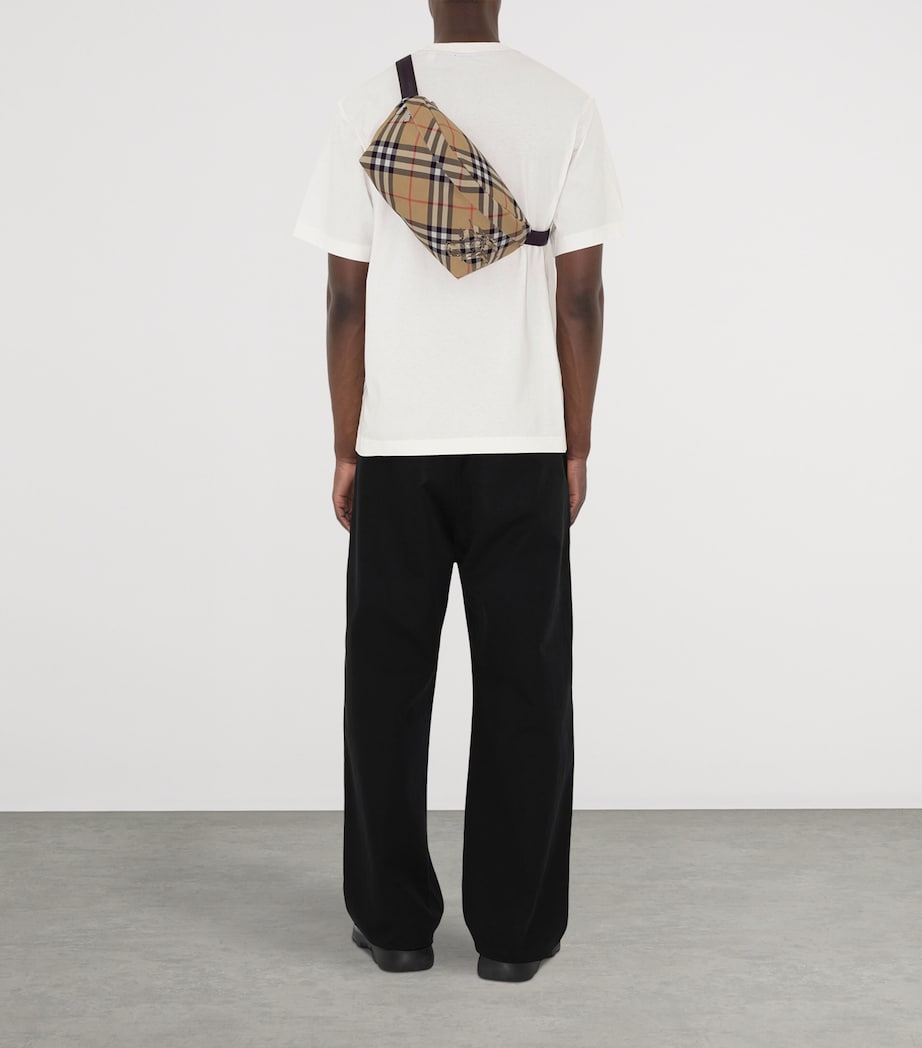 Small Check Belt Bag SAND Image 2