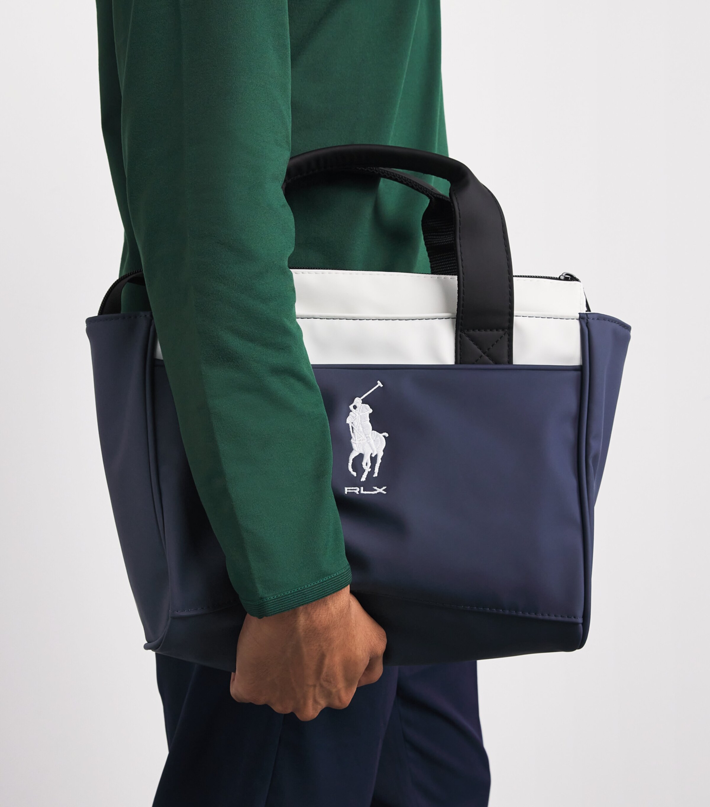 Logo Golf Tote Bag NAVY/WHITE Image 5