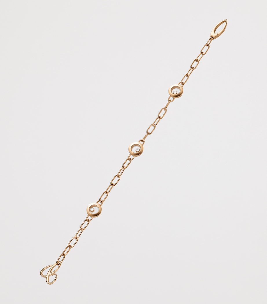 Rose Gold and Diamond Happy Diamonds Icons Bracelet 18K ROSE GOLD Image 2