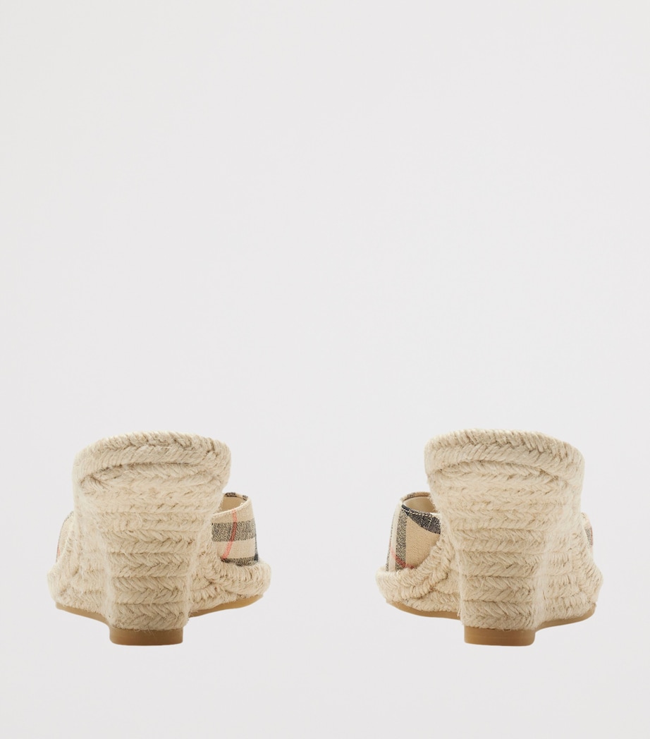 Check Mews Wedge Mules 65 SAND IP CHECK Image 5