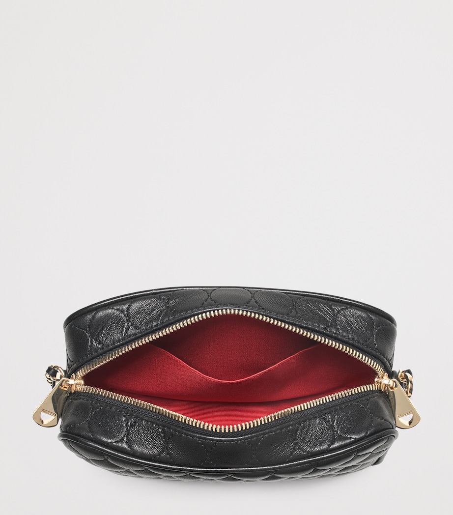 Leather Alice Cross-Body Bag BLACK Image 5