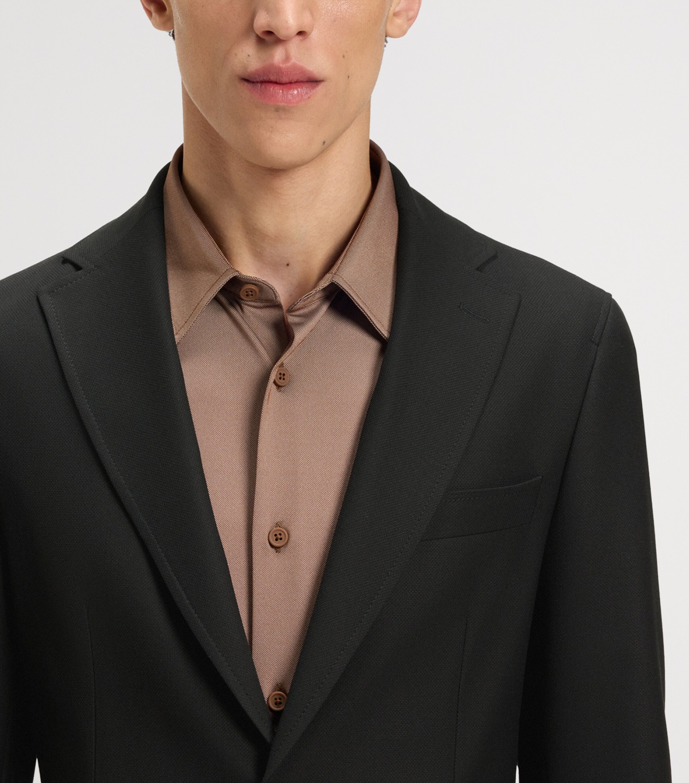 Single-Breasted Slim Blazer 1 Image 5